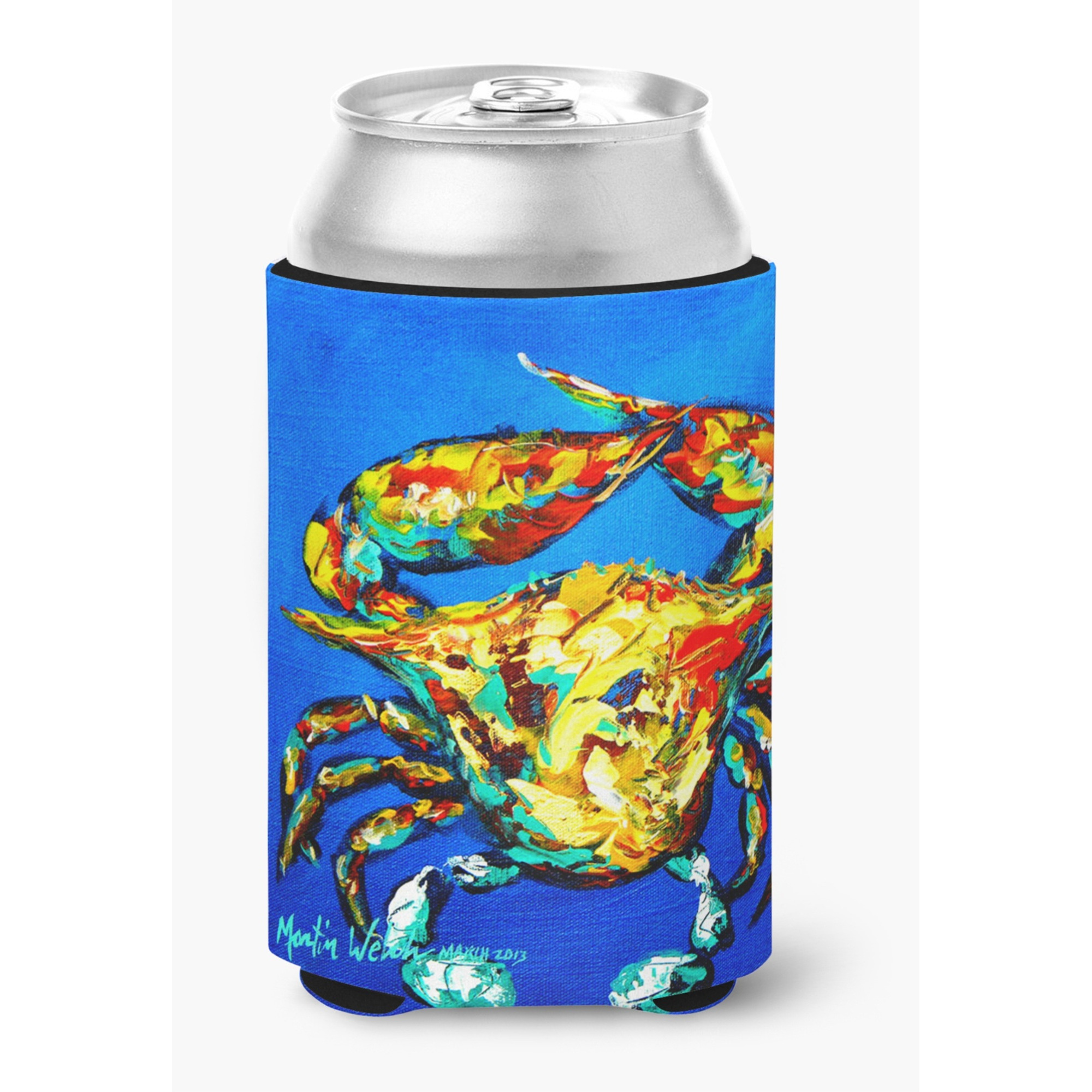Crab Criss Crow Can or Bottle Beverage Insulator Hugger