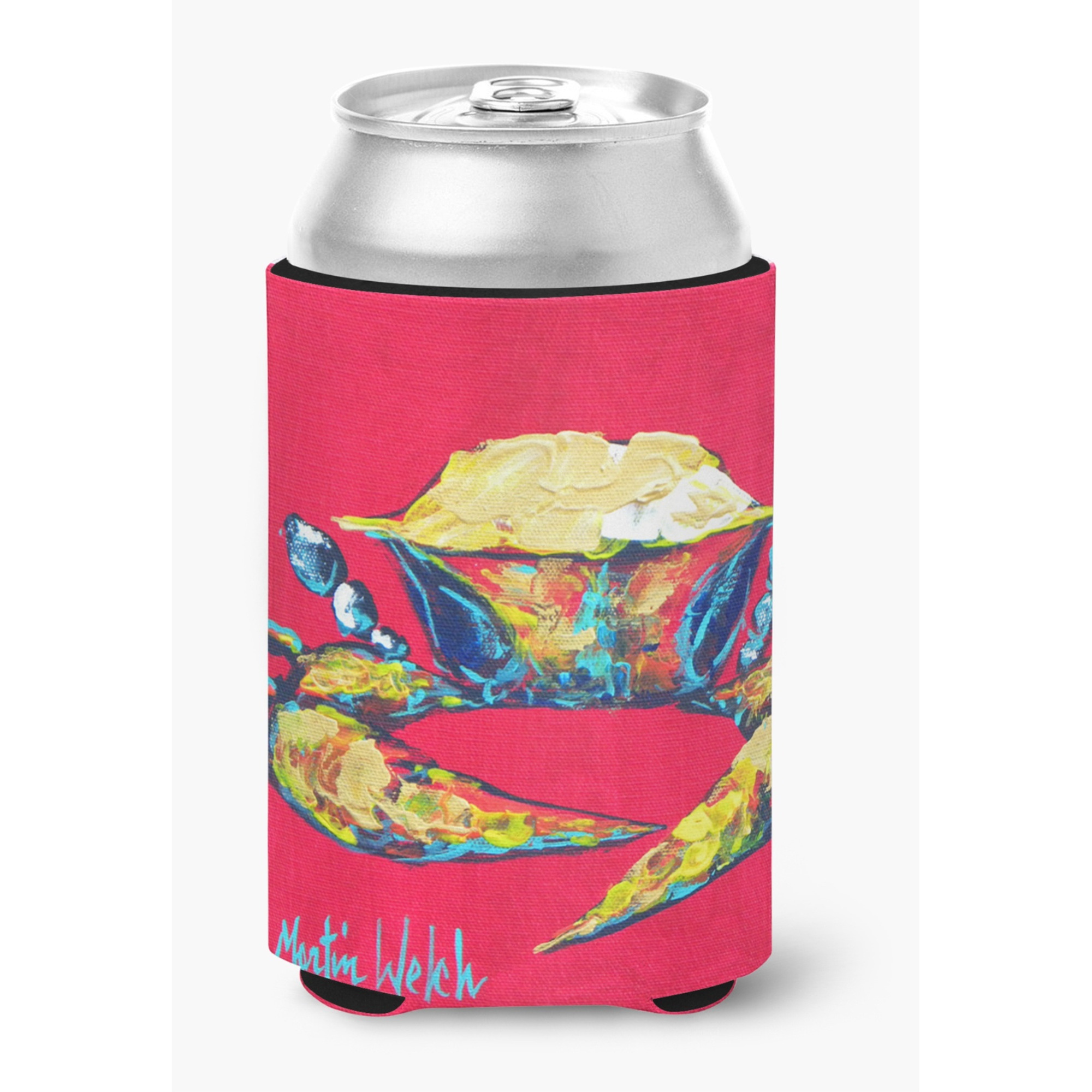 Crab Red One Can or Bottle Beverage Insulator Hugger