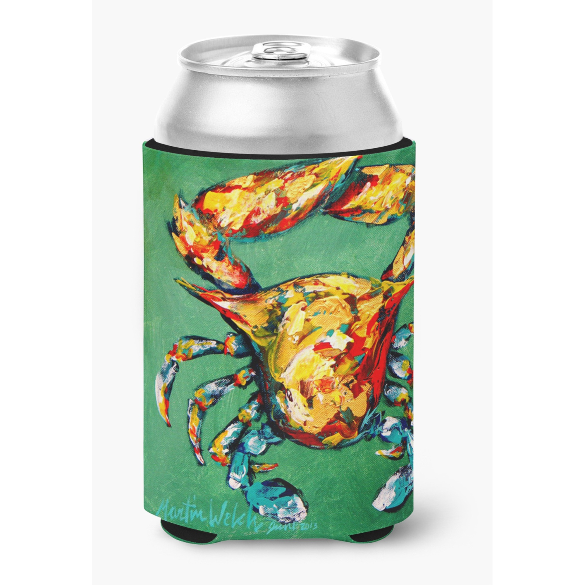 Crab Two Snaps Can or Bottle Beverage Insulator Hugger