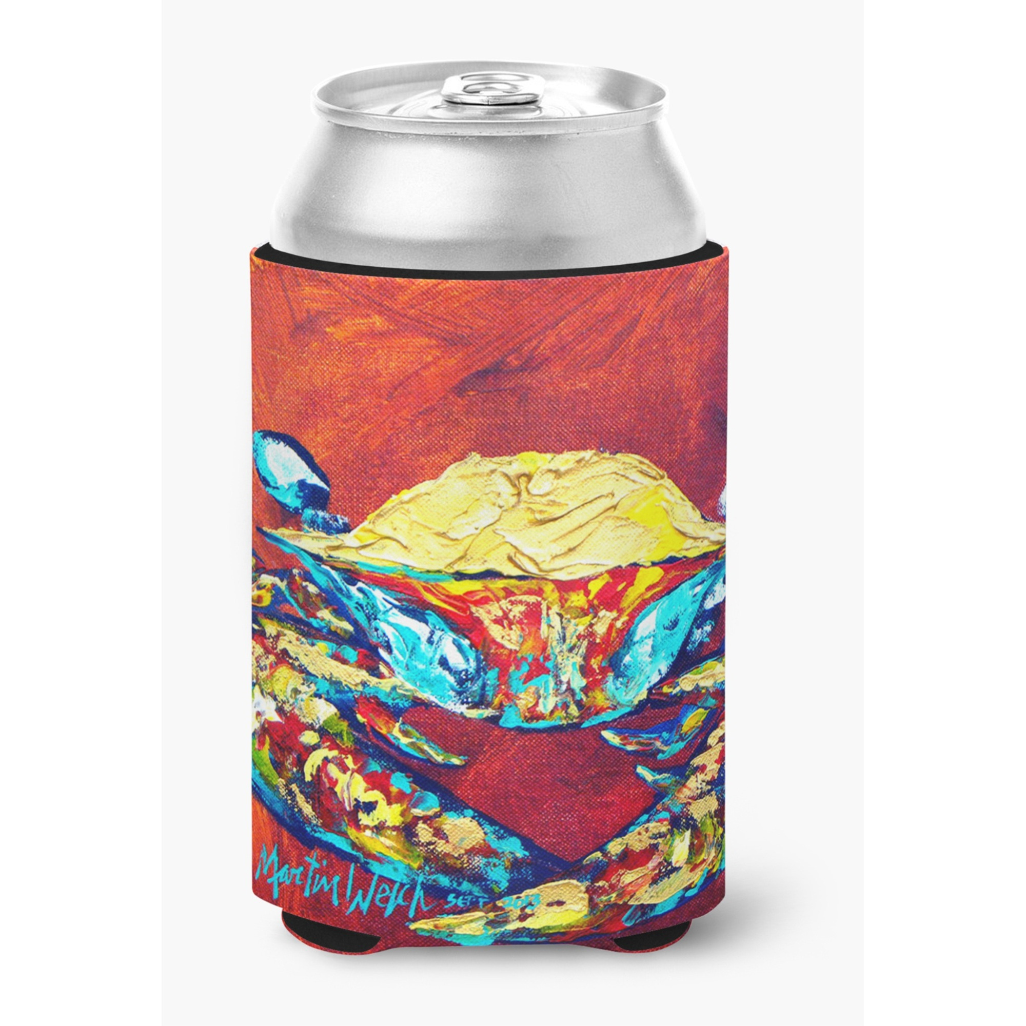Crab Wrinkles Can or Bottle Beverage Insulator Hugger