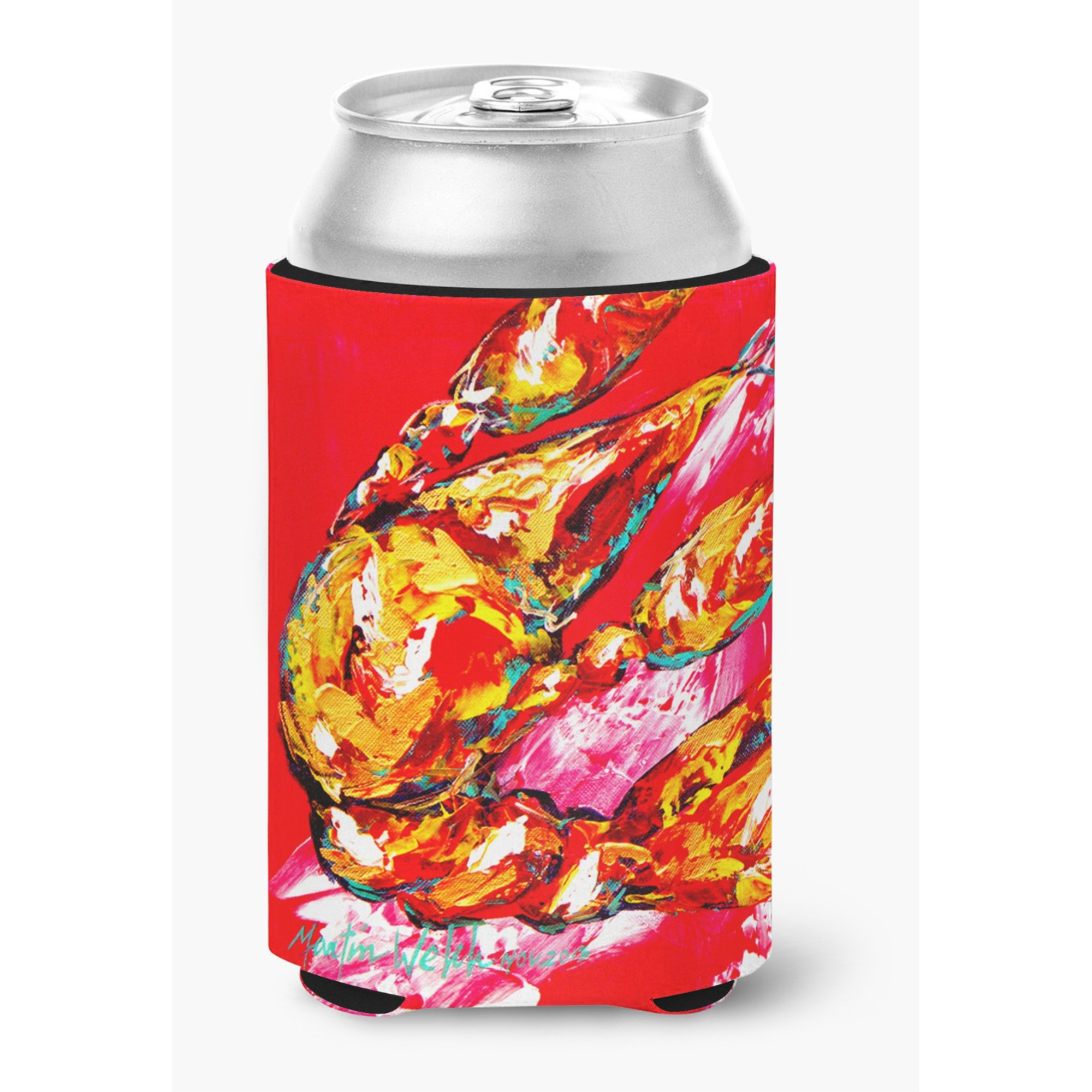 Crawfish Too Hot Can or Bottle Beverage Insulator Hugger