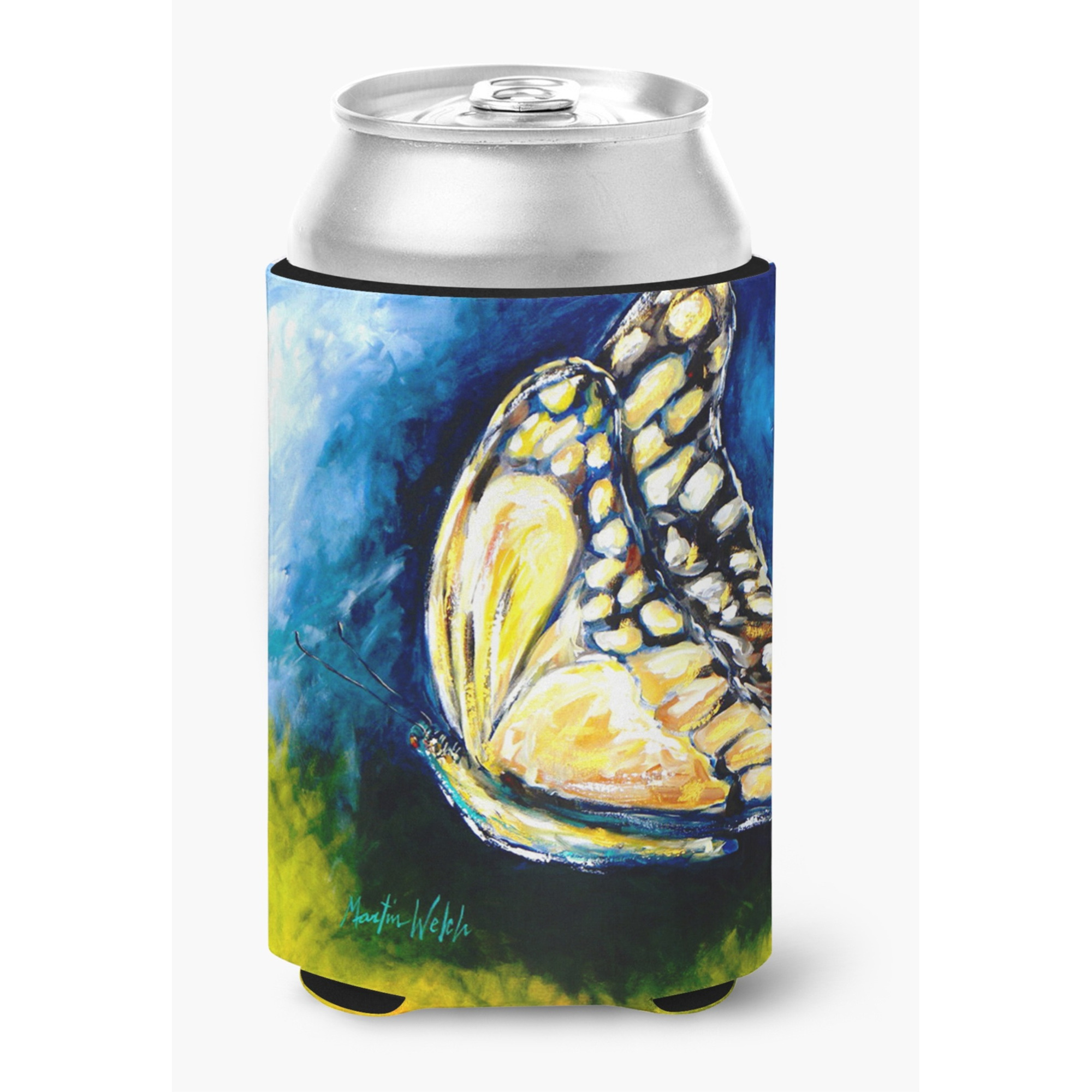 Insect - Butterly Forward Motion Can or Bottle Beverage Insulator Hugger