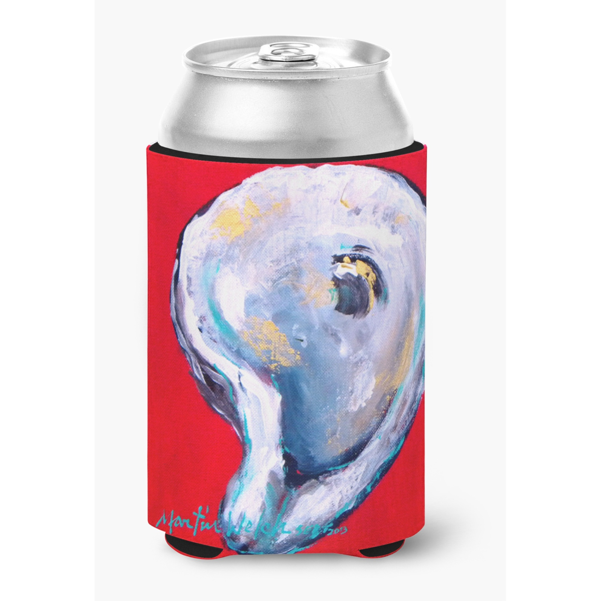 Oyster Wiggle My Shell Can or Bottle Beverage Insulator Hugger