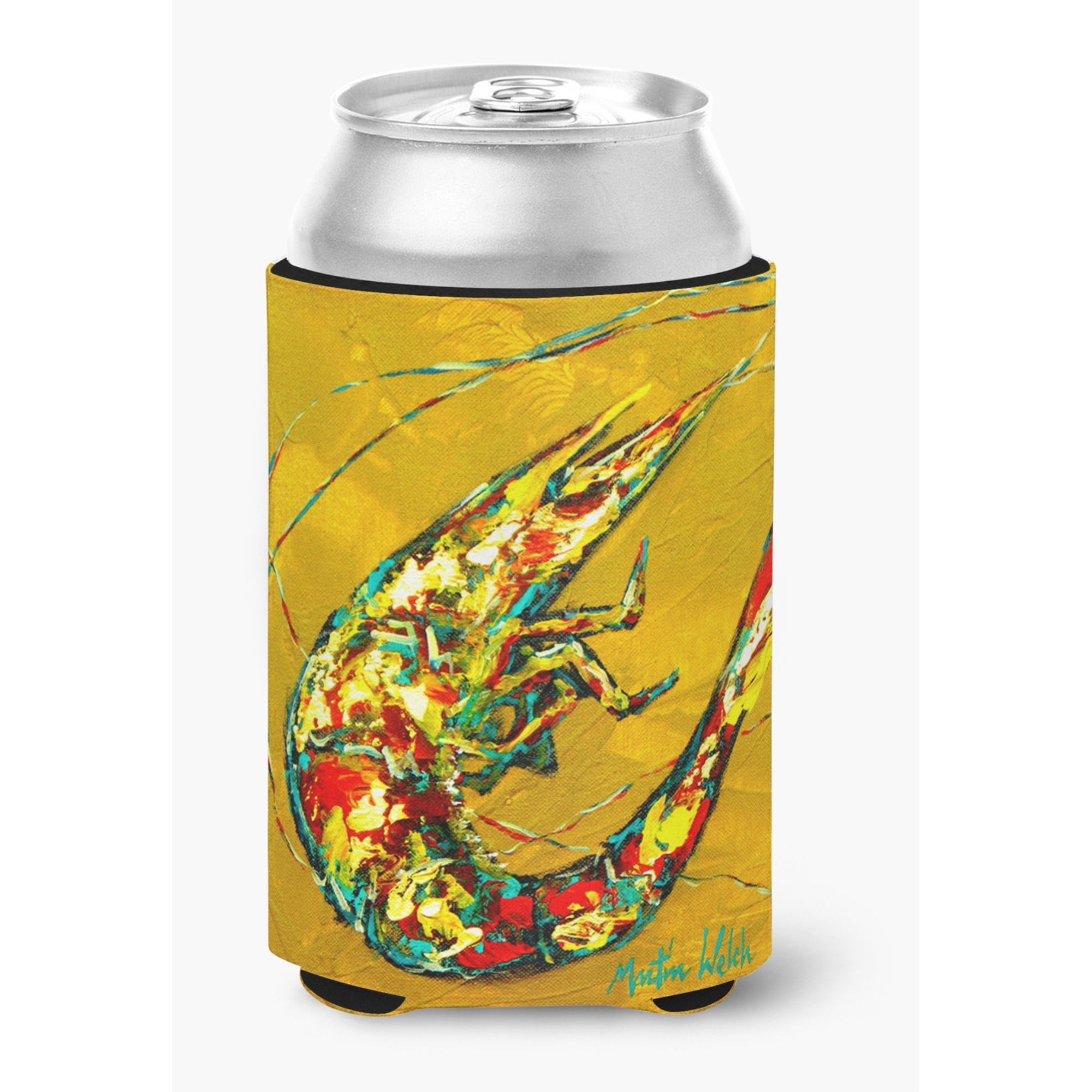 Shrimp Shrimp & Hot Mustard Can or Bottle Beverage Insulator Hugger
