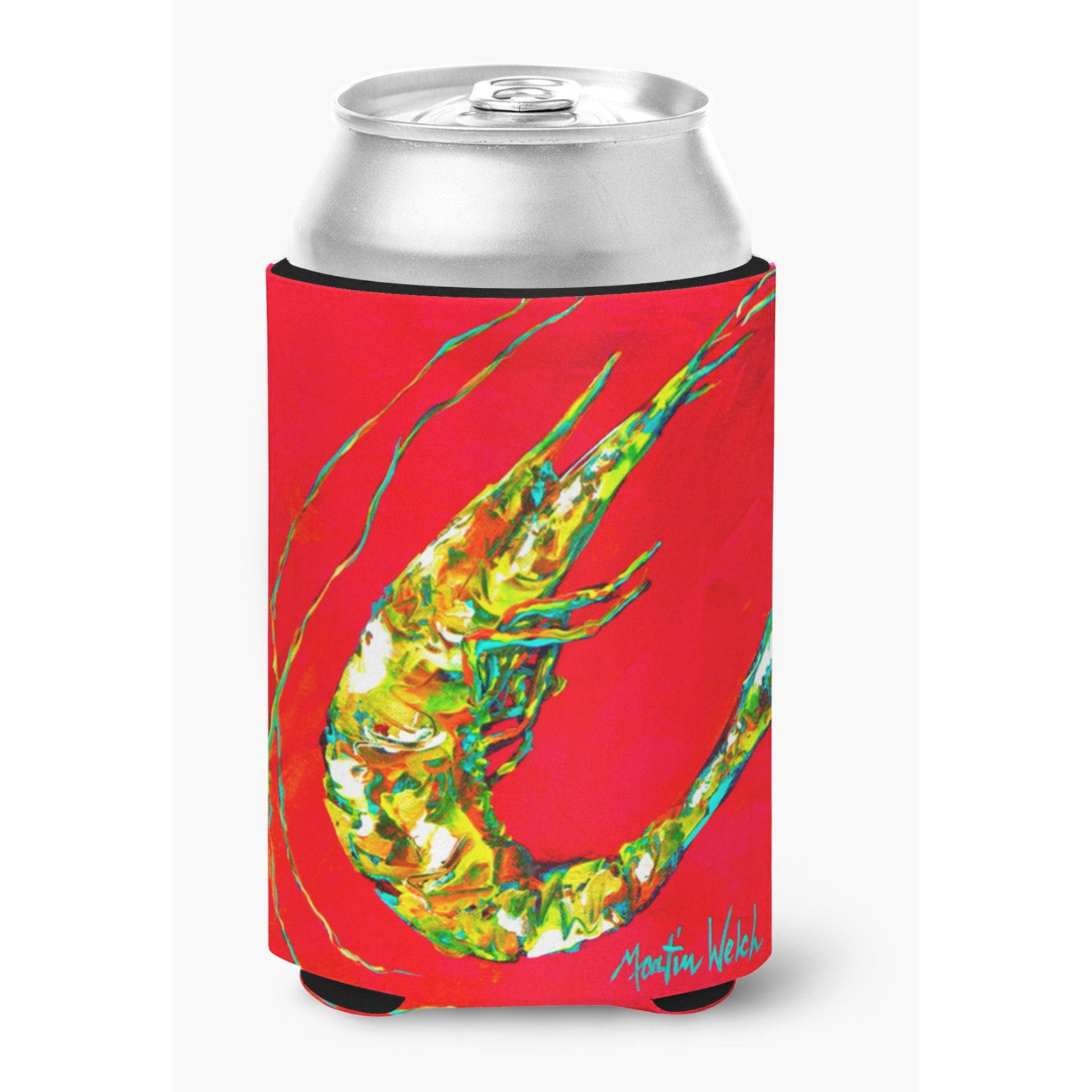 Shrimp Squiggles Can or Bottle Beverage Insulator Hugger