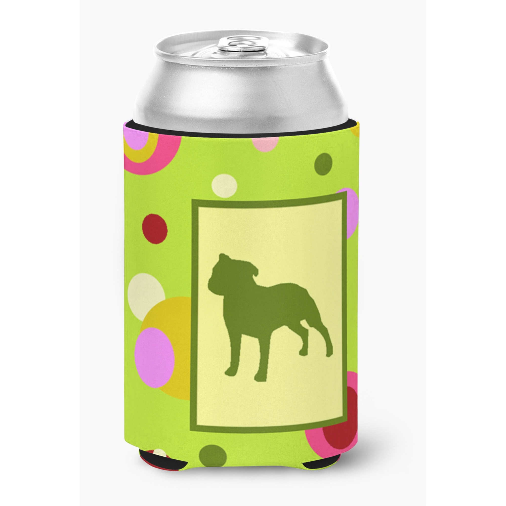 Staffie Can or Bottle Beverage Insulator Hugger