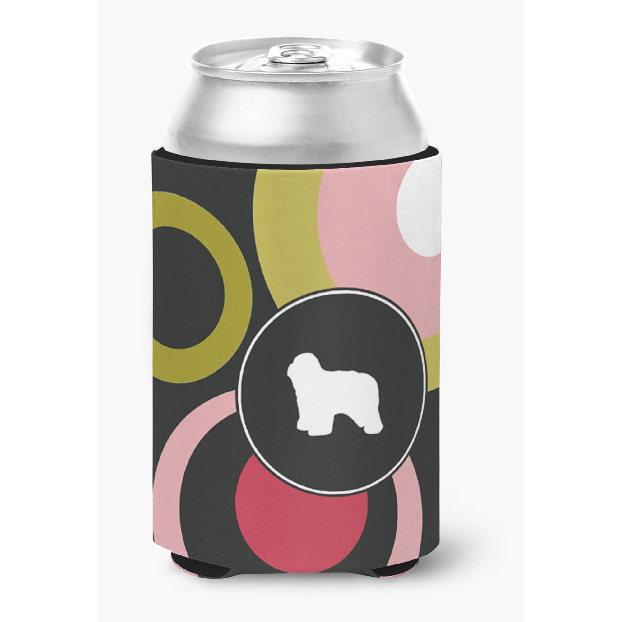 Polish Lowland Sheepdog Can or Bottle Beverage Insulator Hugger