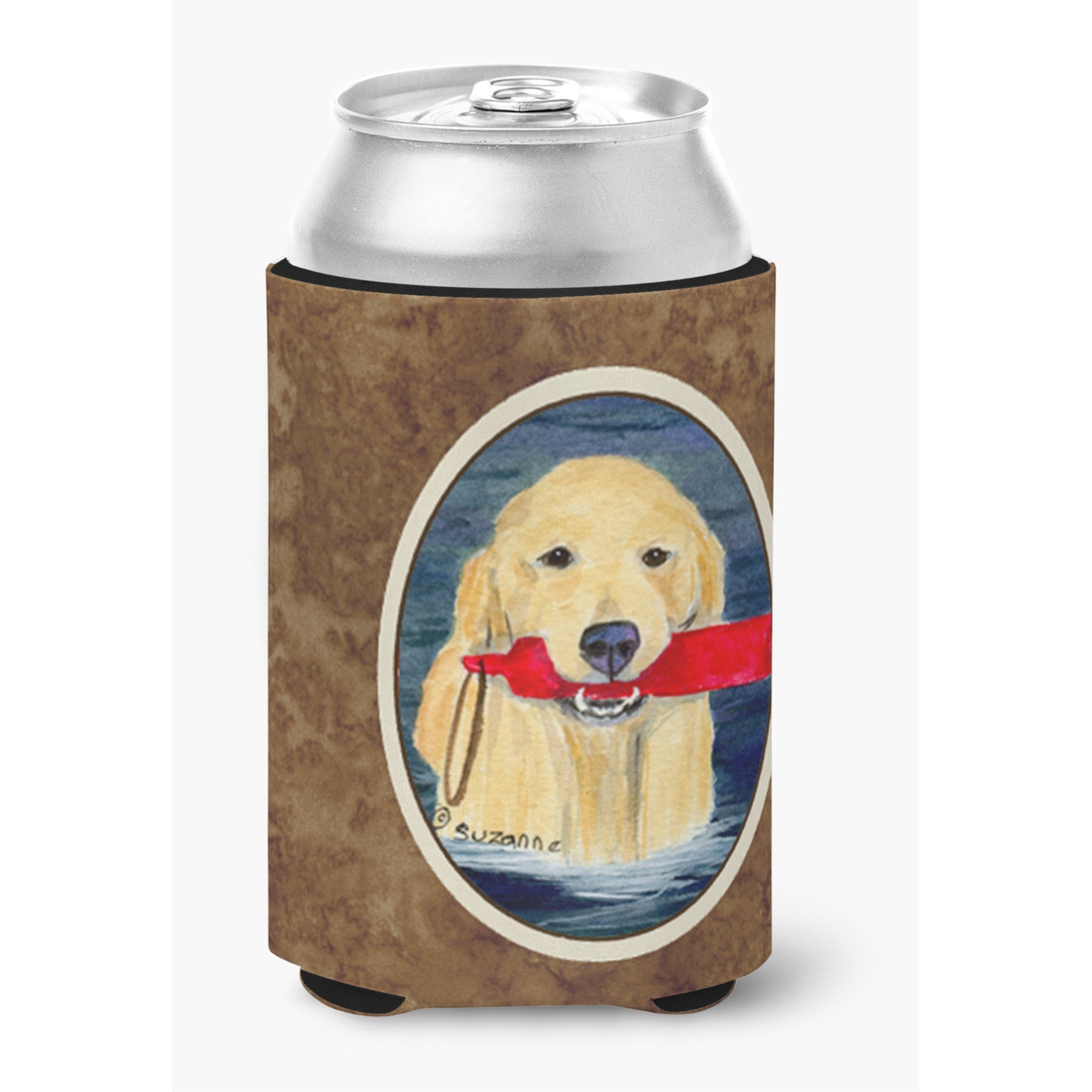Golden Retriever Can or Bottle Beverage Insulator Hugger