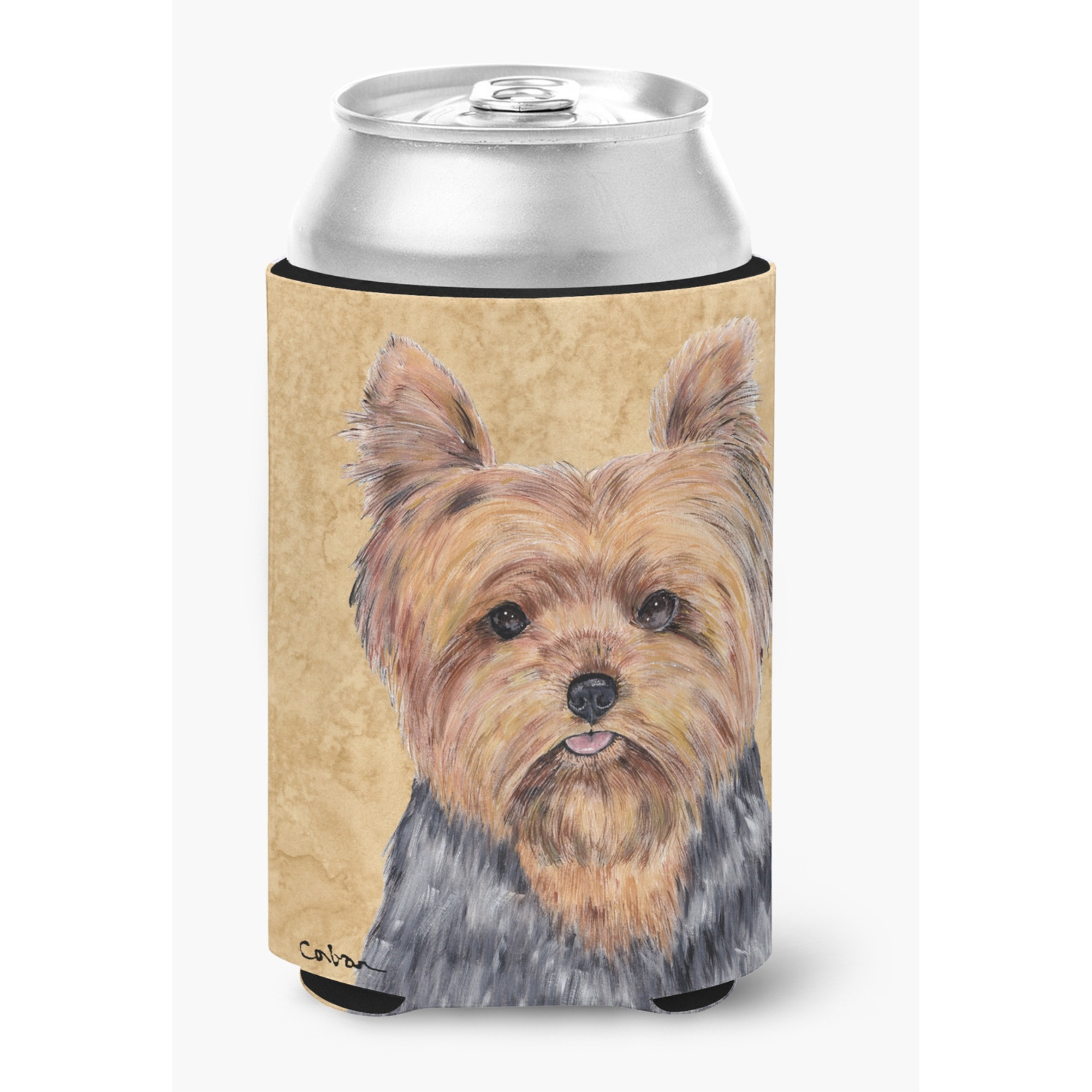 Yorkie Can or Bottle Beverage Insulator Hugger