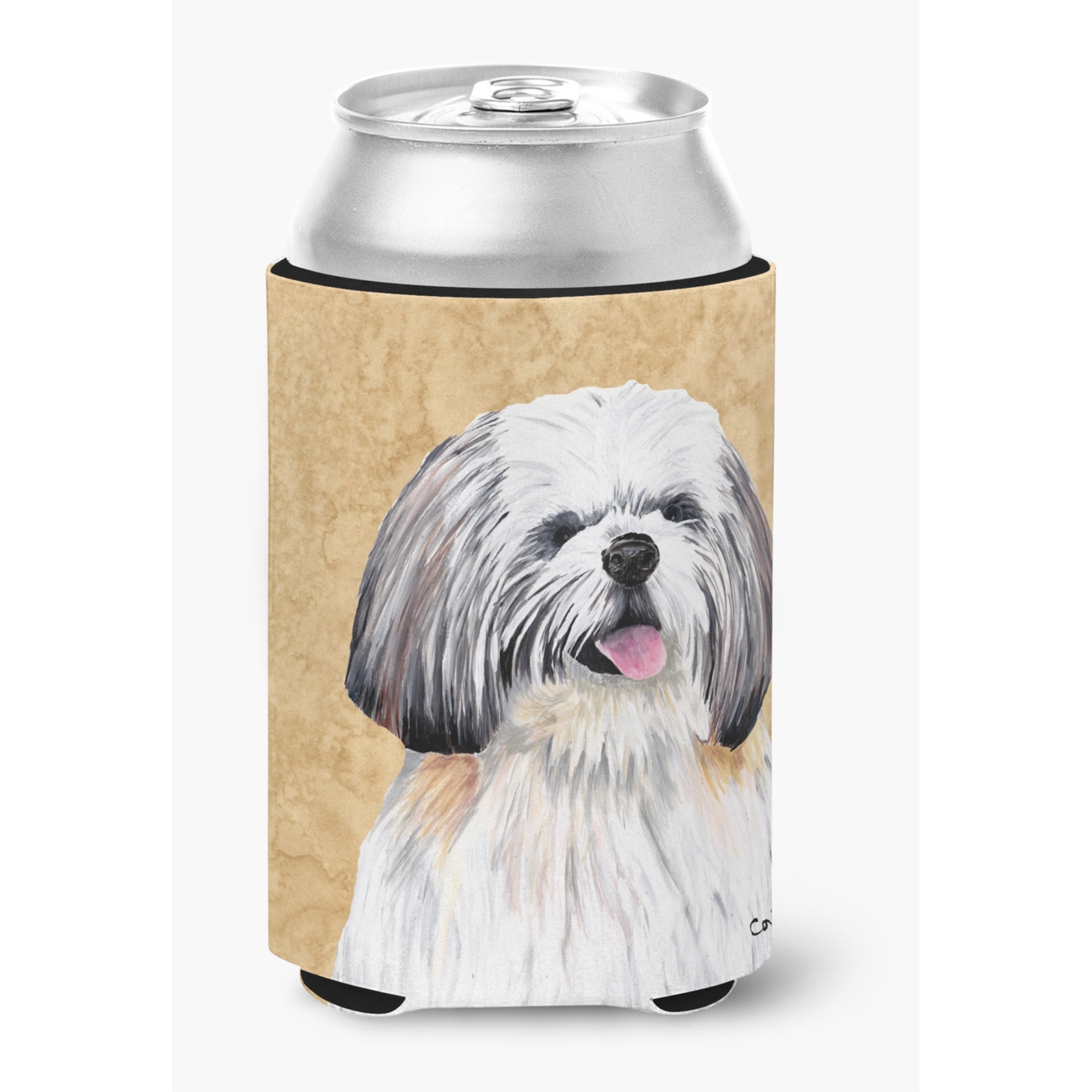 Shih Tzu Can or Bottle Beverage Insulator Hugger