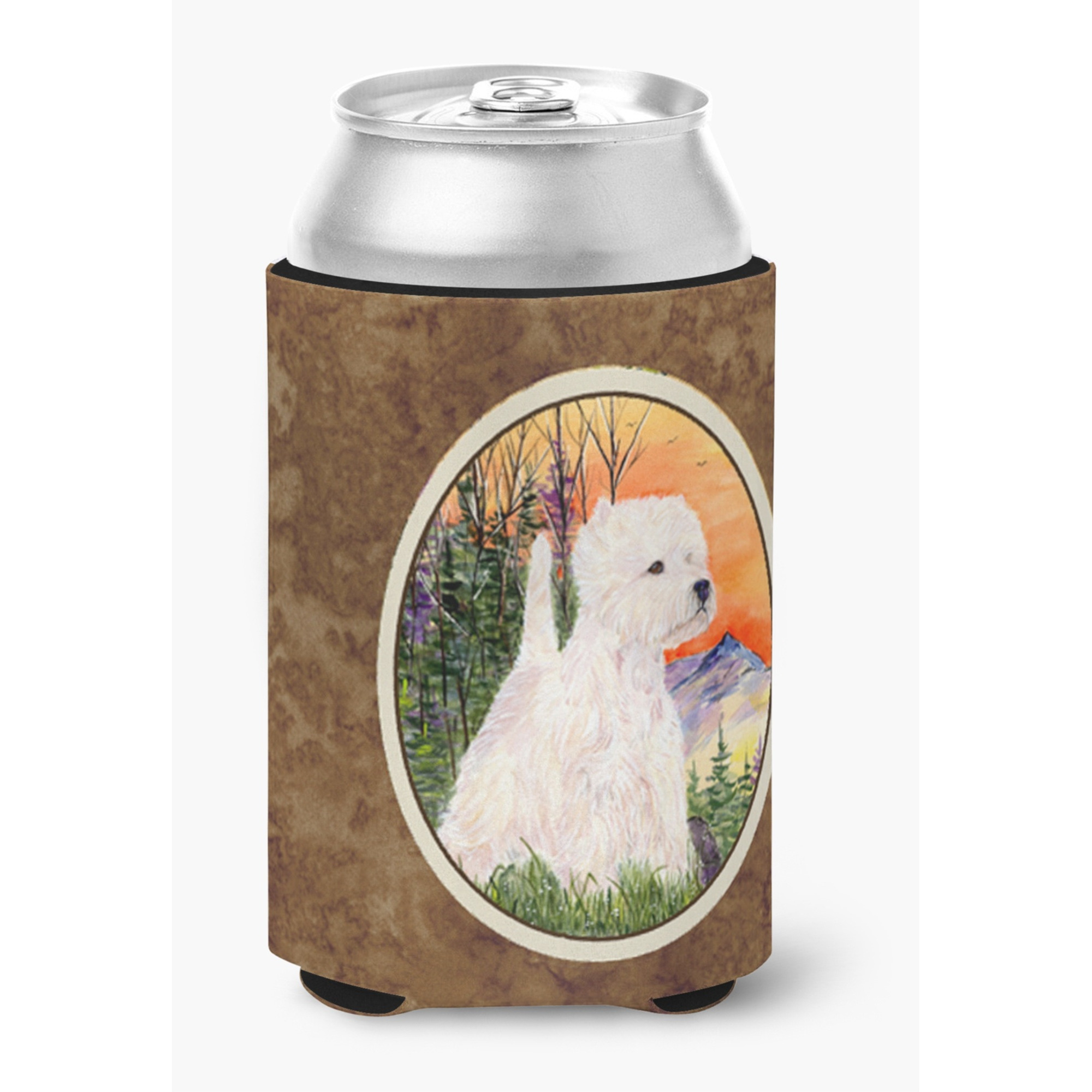 Westie Can or Bottle Beverage Insulator Hugger