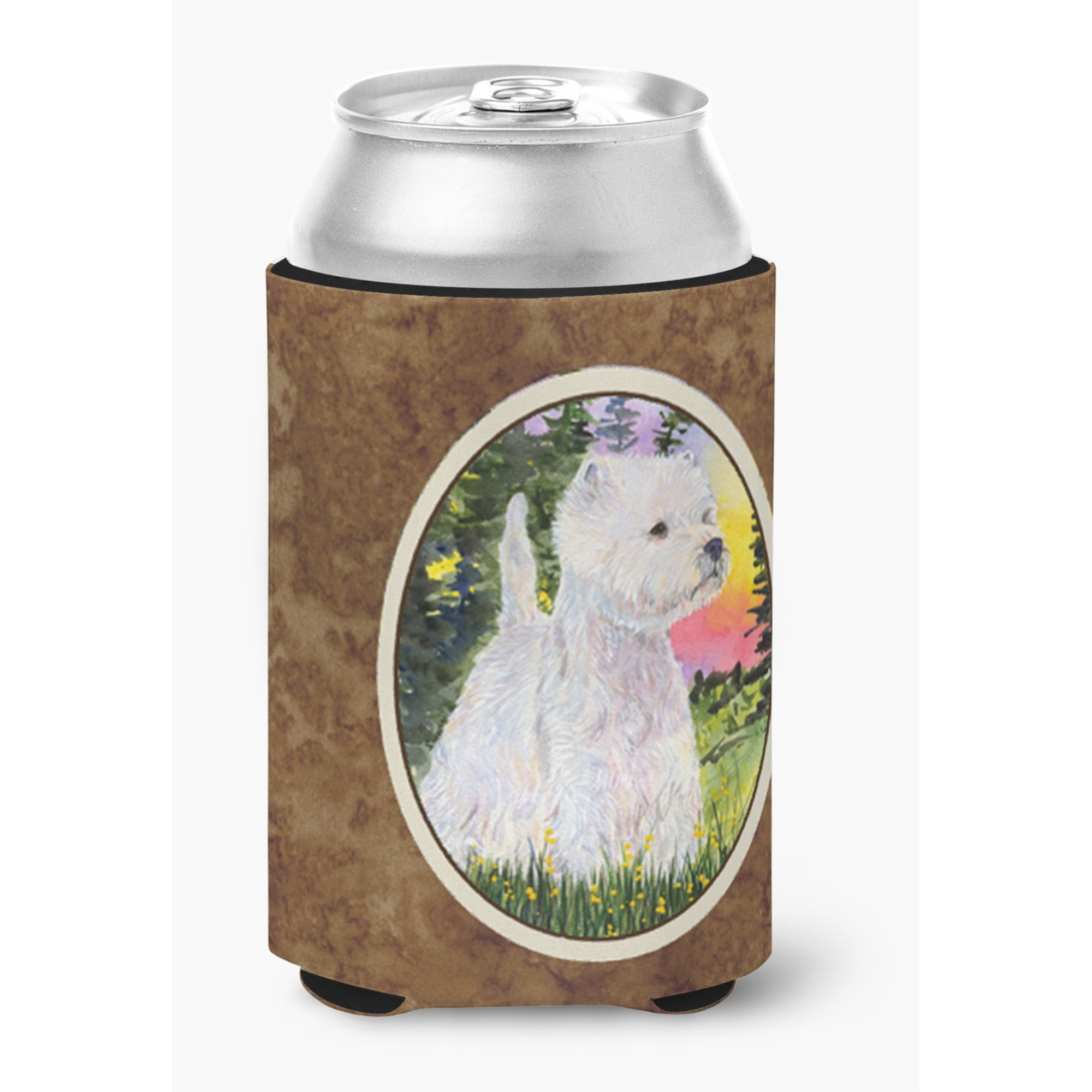 Westie Can or Bottle Beverage Insulator Hugger