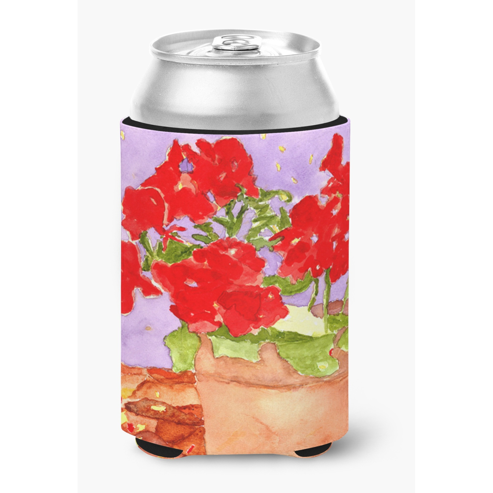 Flower - Geranium Can or Bottle Beverage Insulator Hugger