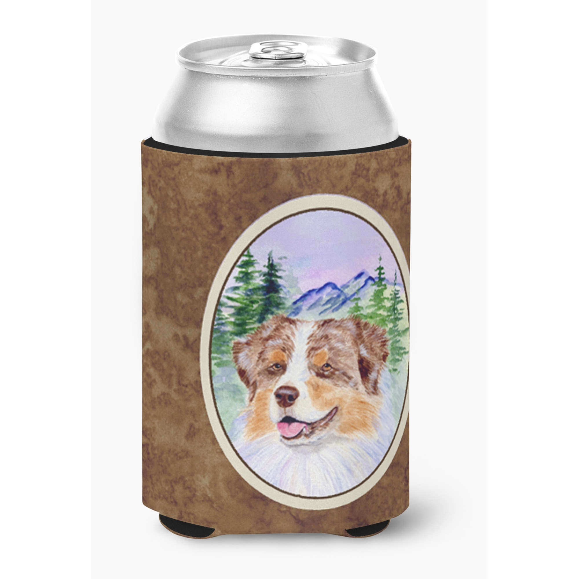 Australian Shepherd Can or Bottle Beverage Insulator Hugger