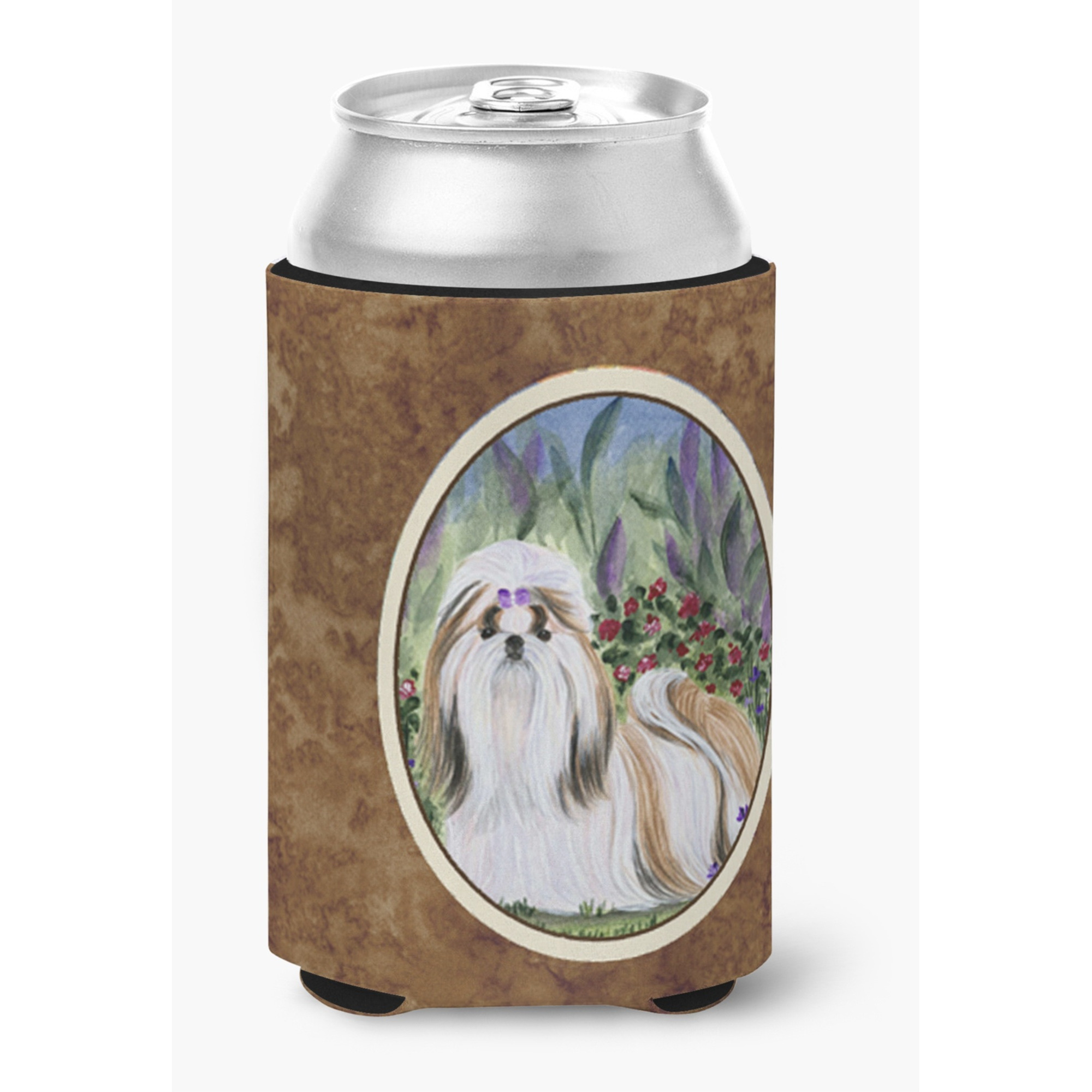 Shih Tzu Can or Bottle Beverage Insulator Hugger