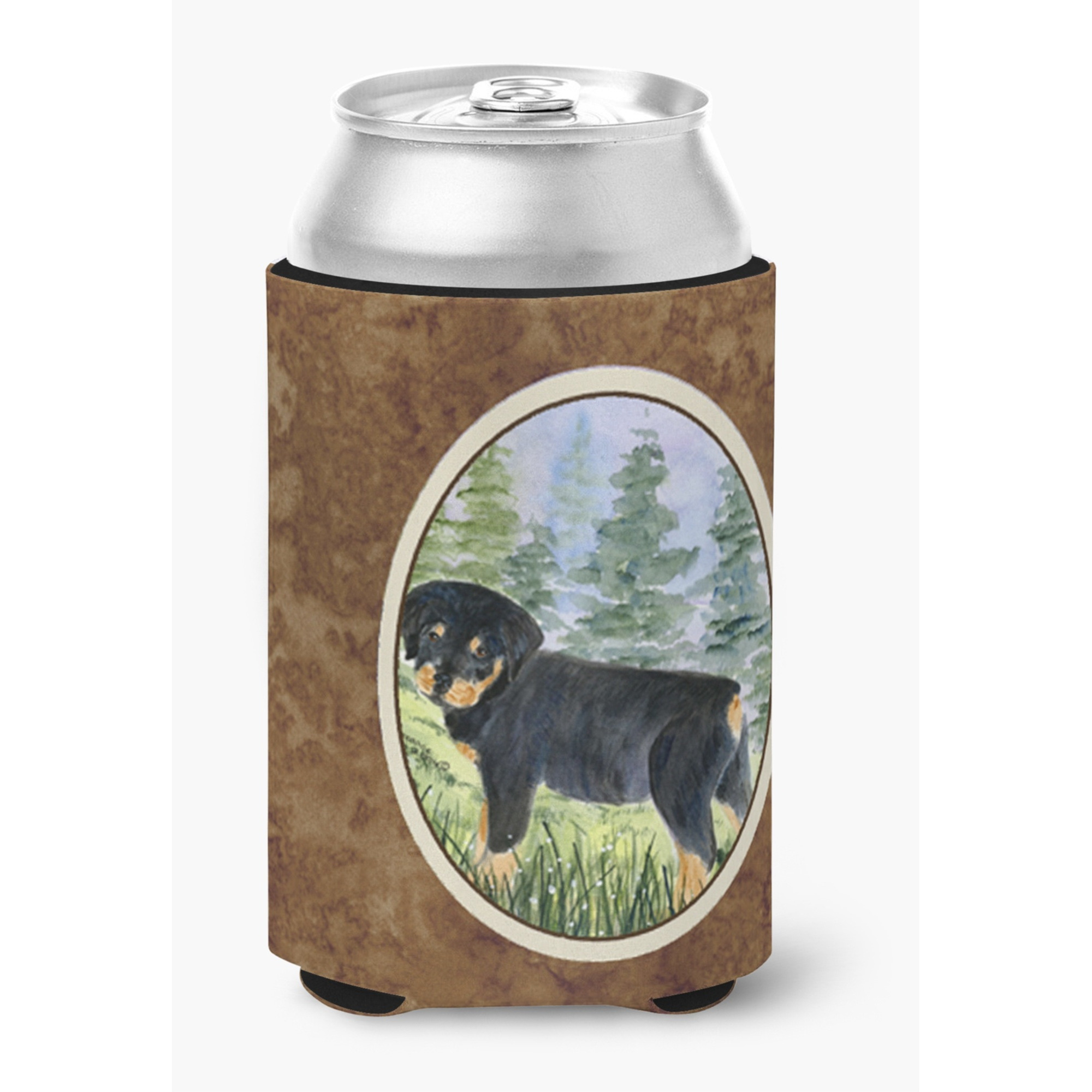 Rottweiler Can or Bottle Beverage Insulator Hugger