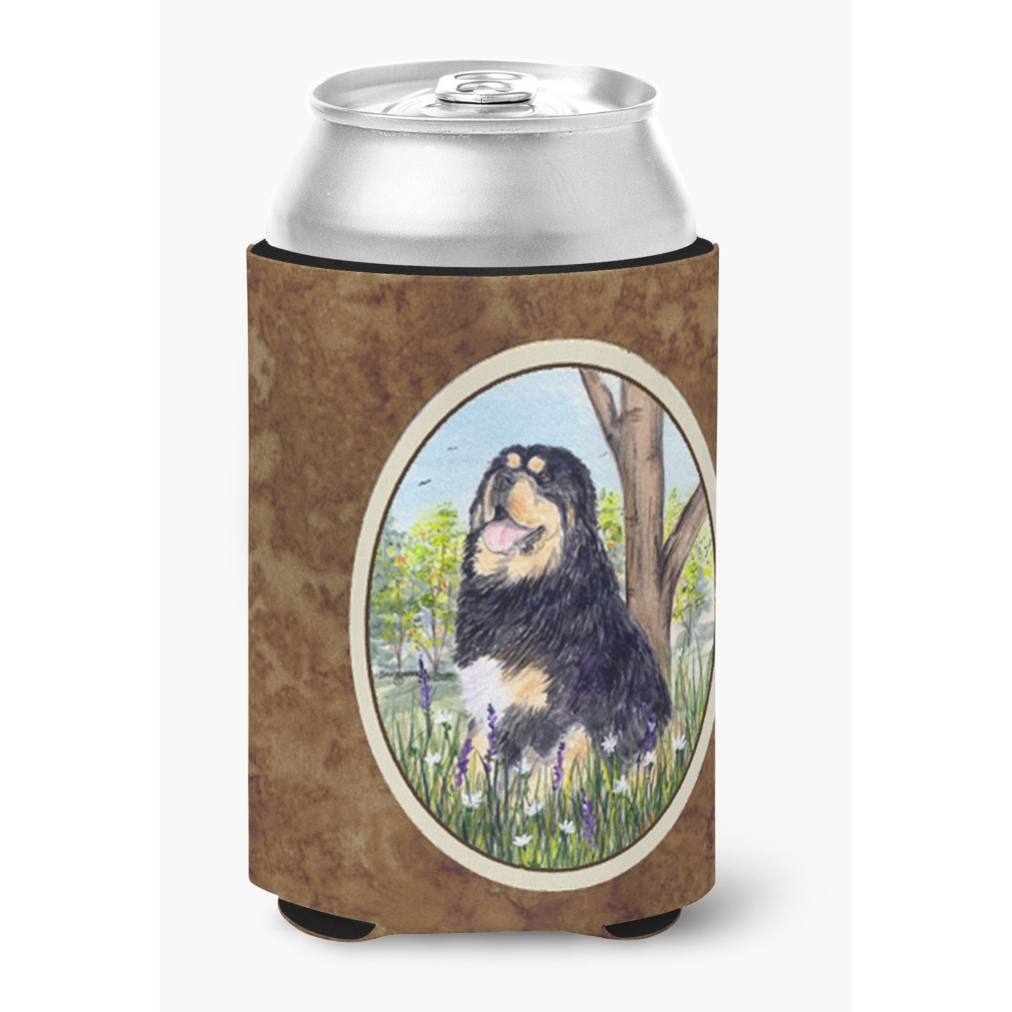 Tibetan Mastiff Can or Bottle Beverage Insulator Hugger