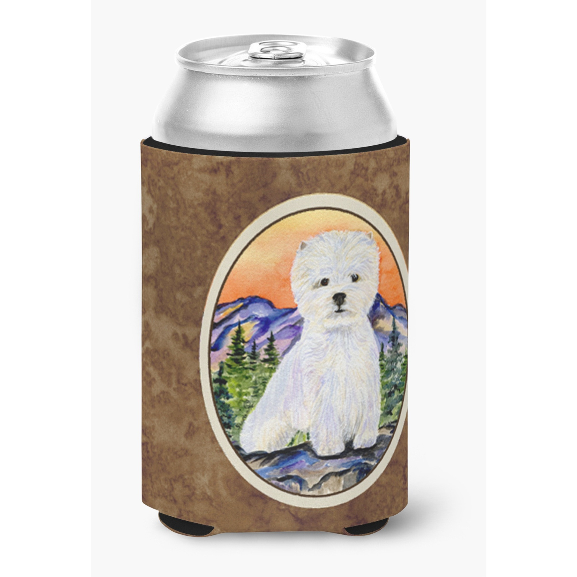 Westie Can or Bottle Beverage Insulator Hugger