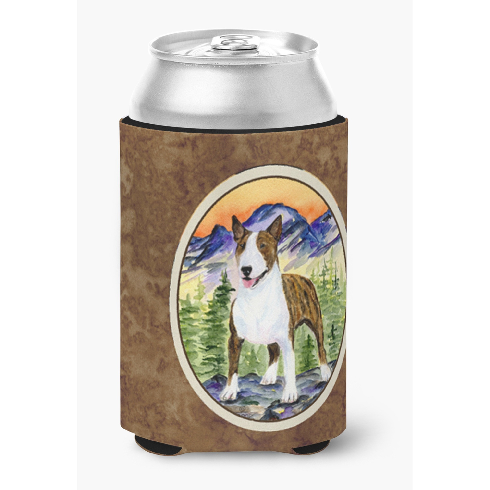 Bull Terrier Can or Bottle Beverage Insulator Hugger