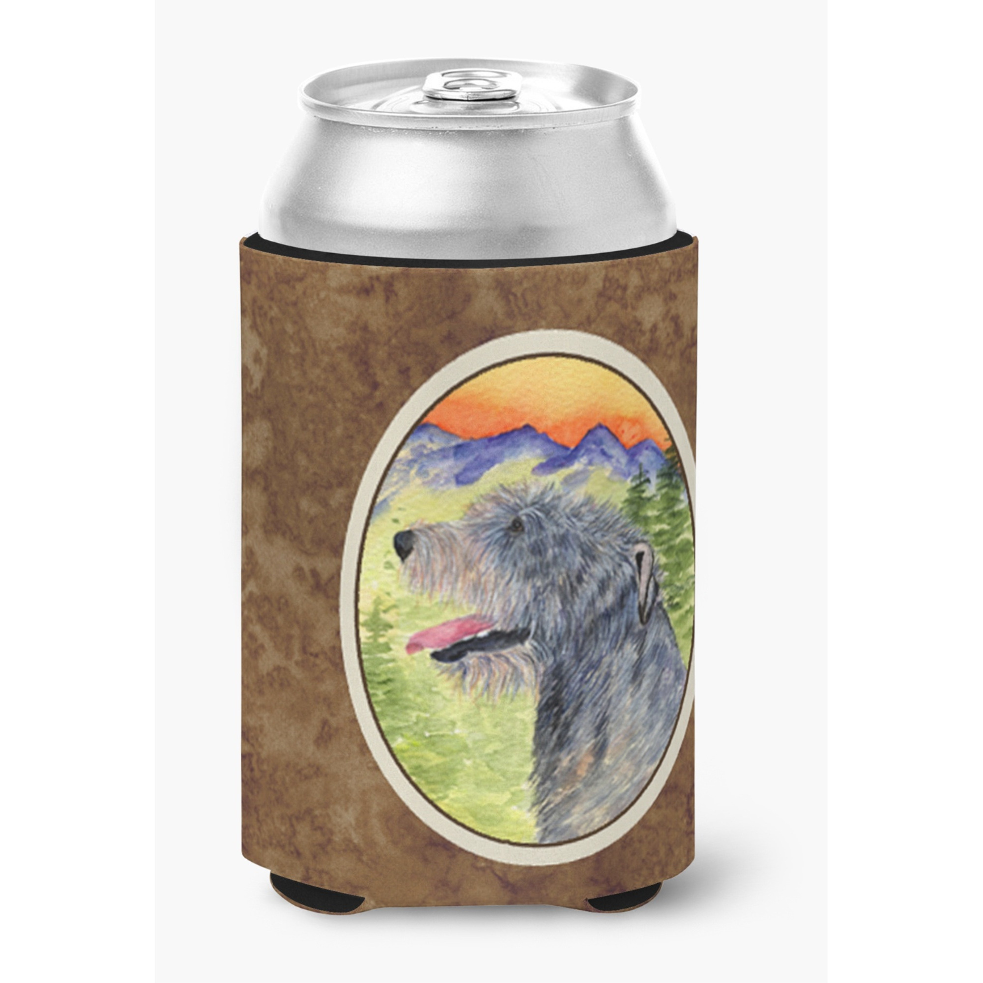 Irish Wolfhound Can or Bottle Beverage Insulator Hugger
