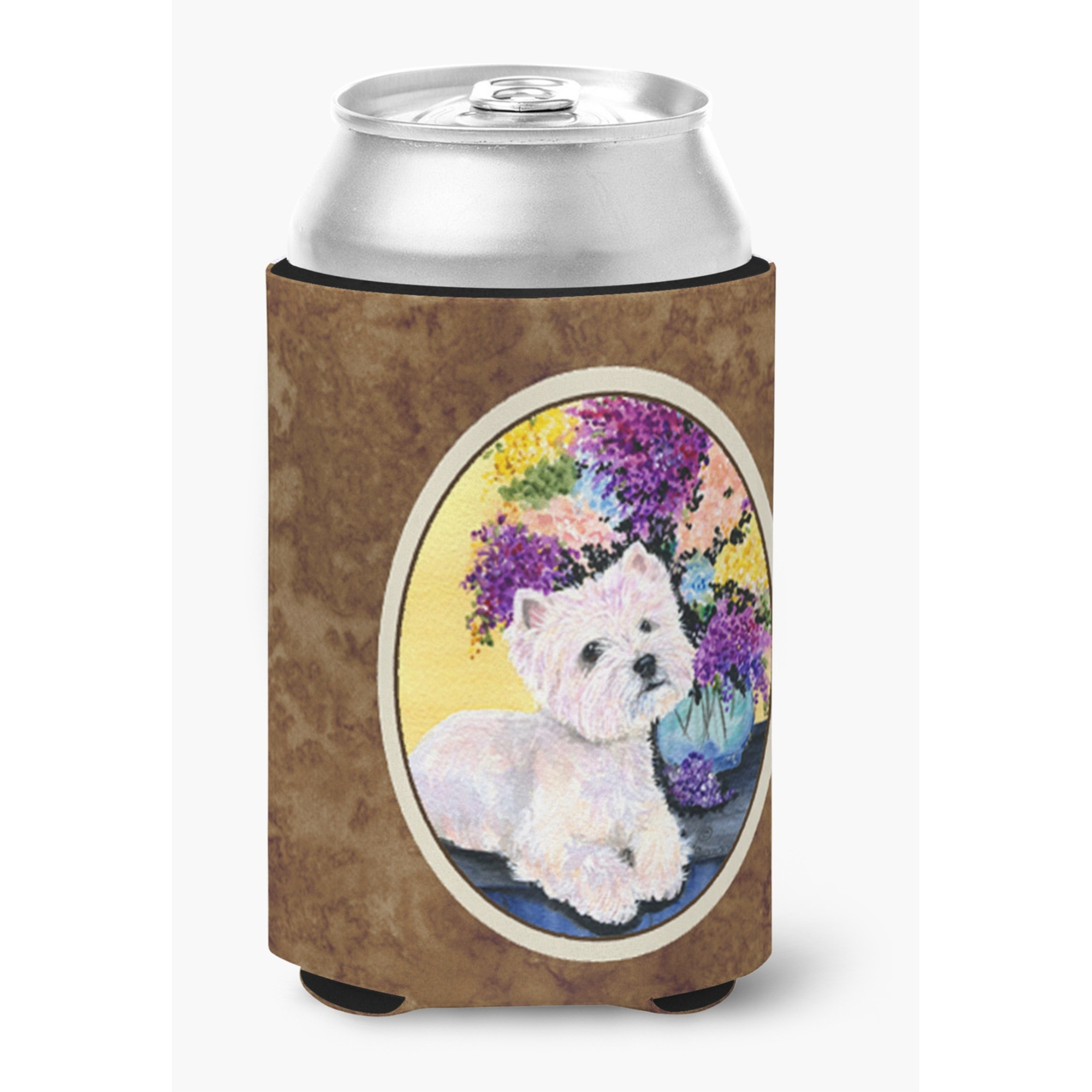 Westie Can or Bottle Beverage Insulator Hugger