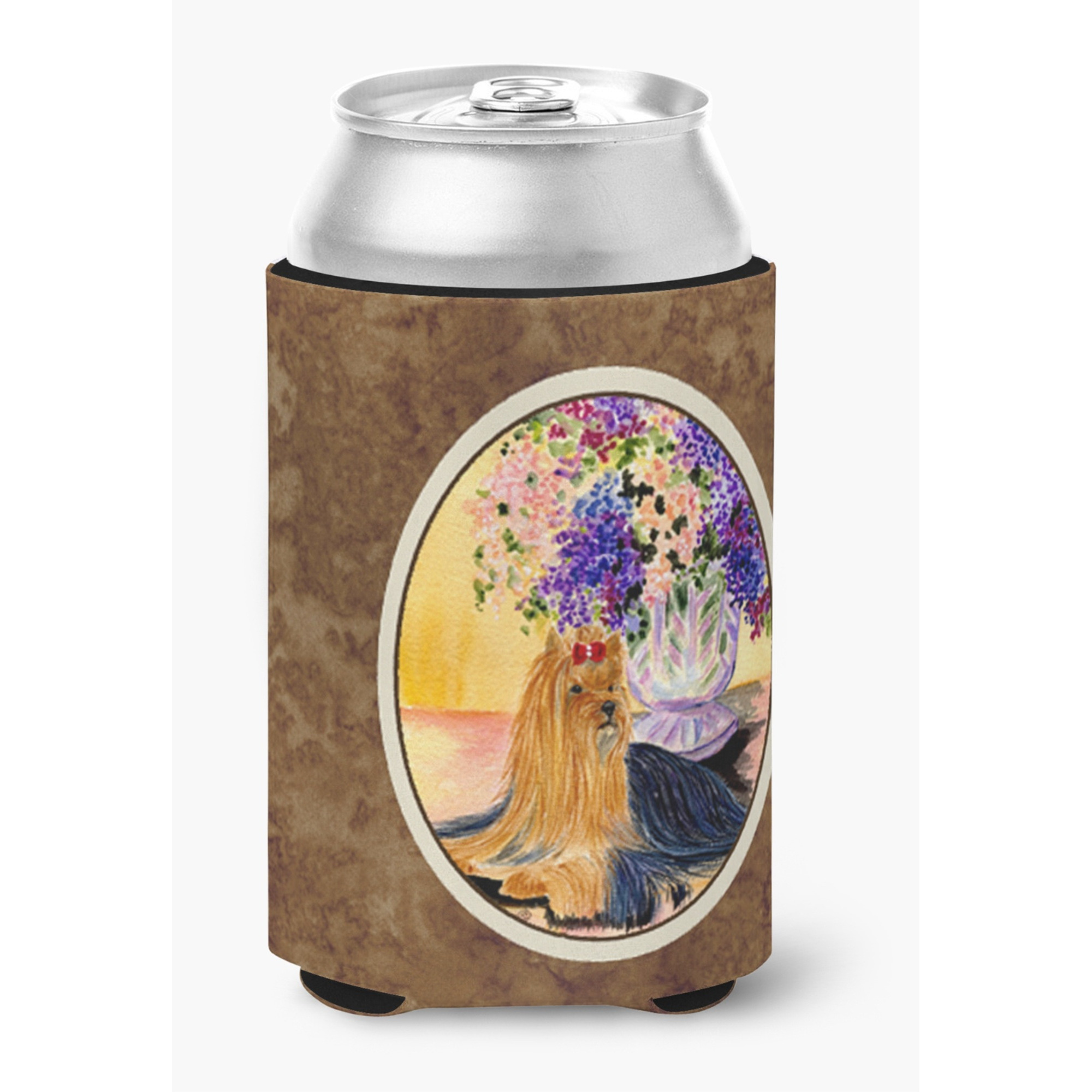 Yorkie Can or Bottle Beverage Insulator Hugger