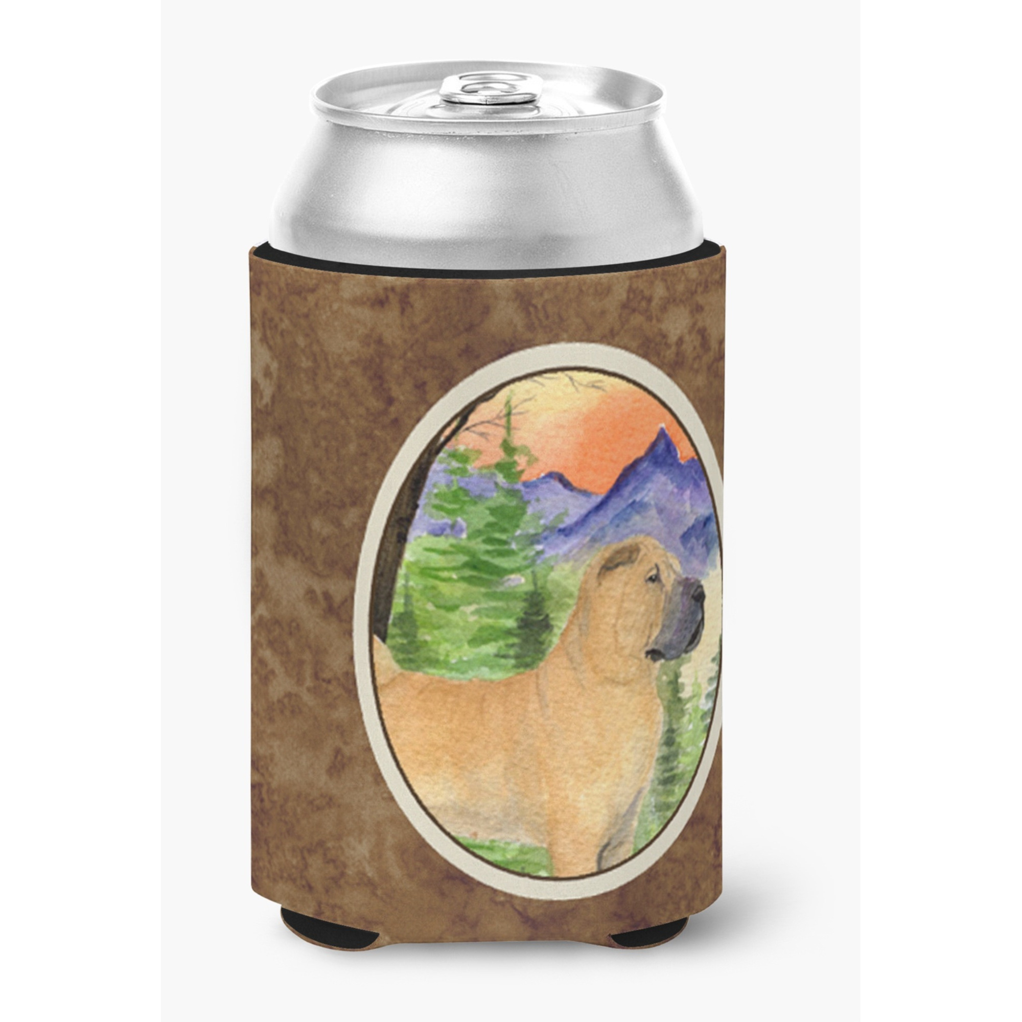 Shar Pei Can or Bottle Beverage Insulator Hugger
