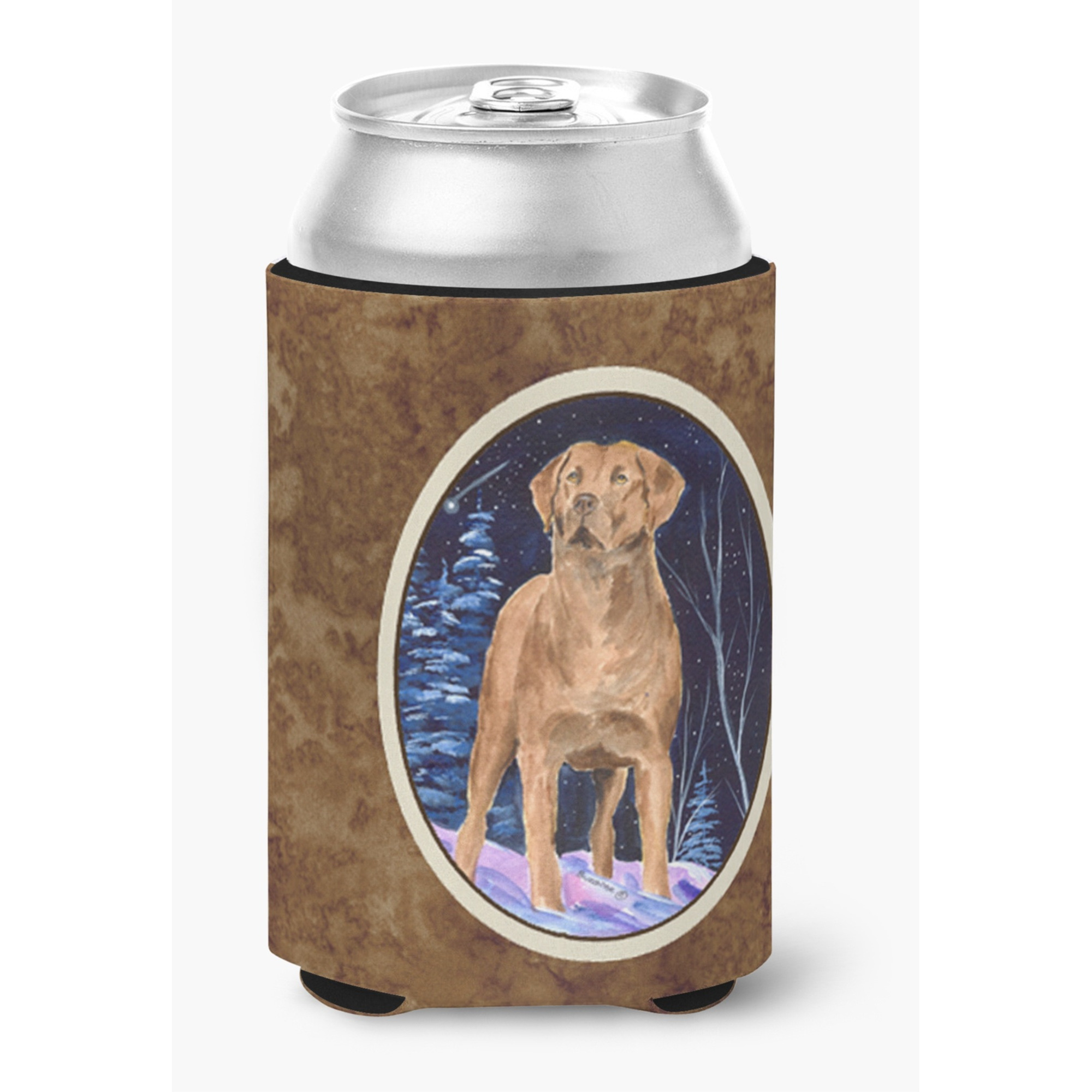 Starry Night Chesapeake Bay Retriever Can or Bottle Beverage Insulator Hugger