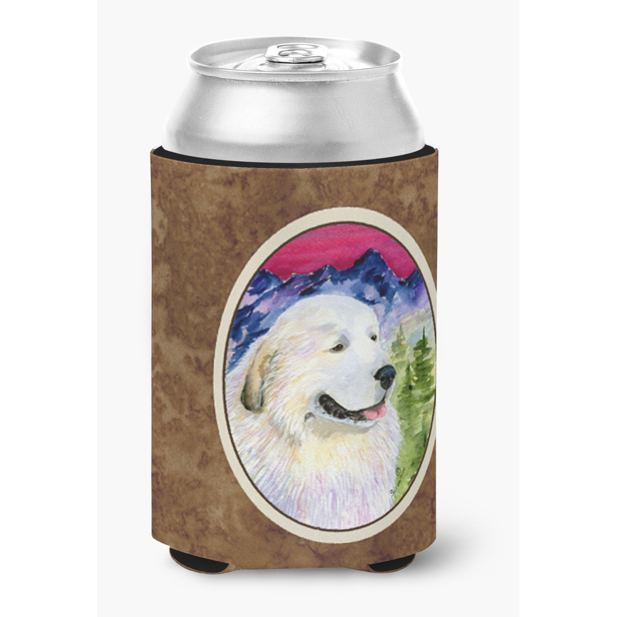 Great Pyrenees Can or Bottle Beverage Insulator Hugger