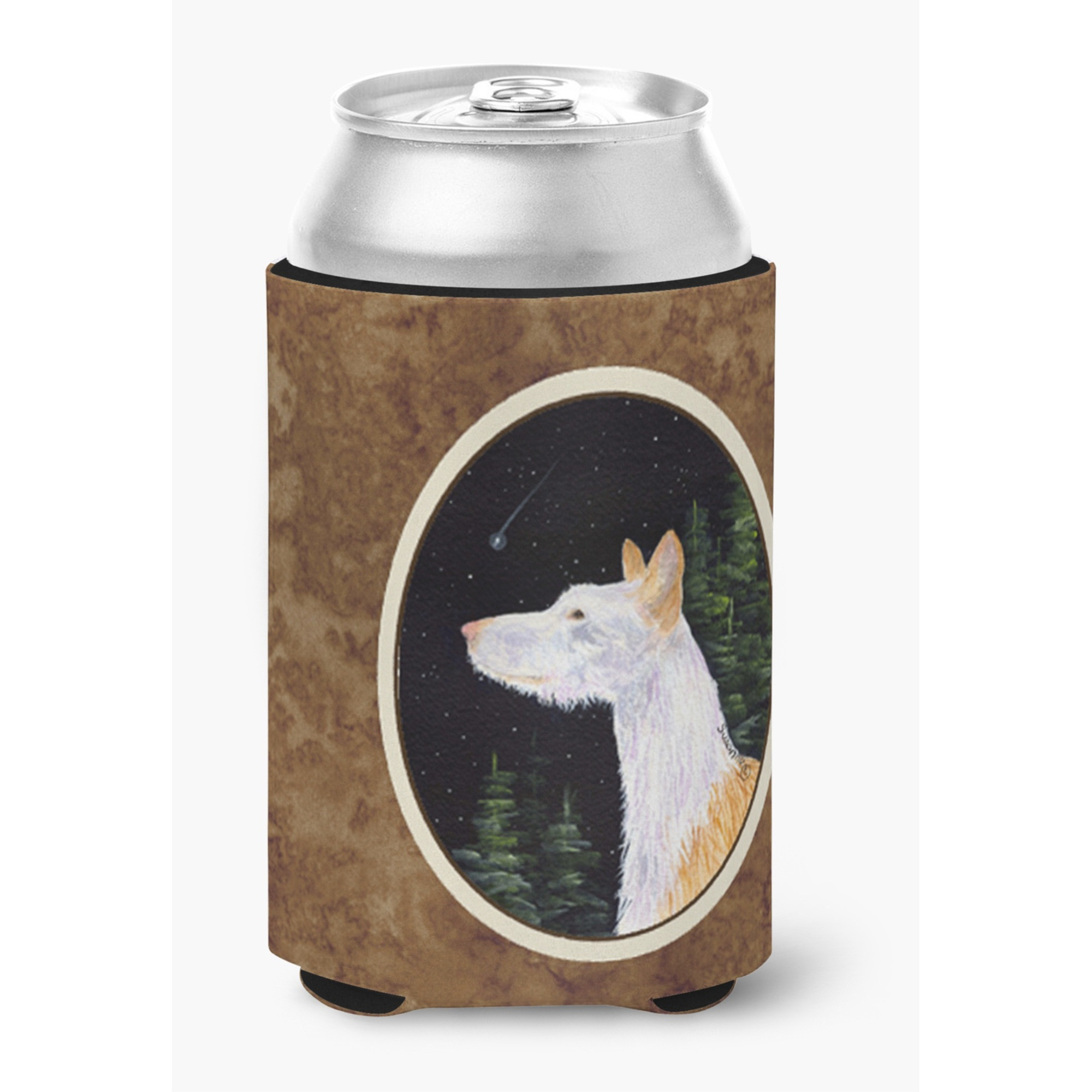 Starry Night Ibizan Hound Can or Bottle Beverage Insulator Hugger