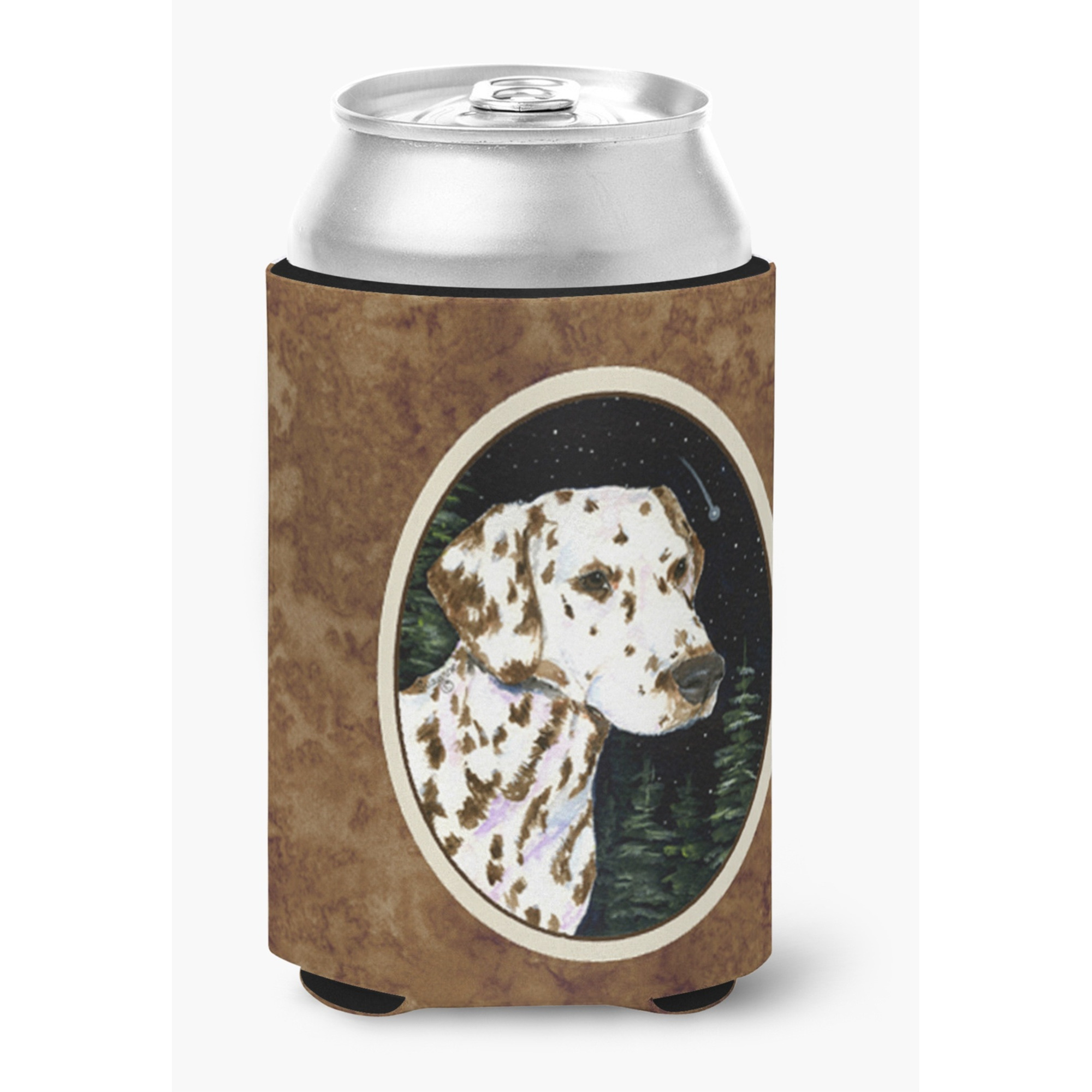 Starry Night Dalmatian Can or Bottle Beverage Insulator Hugger