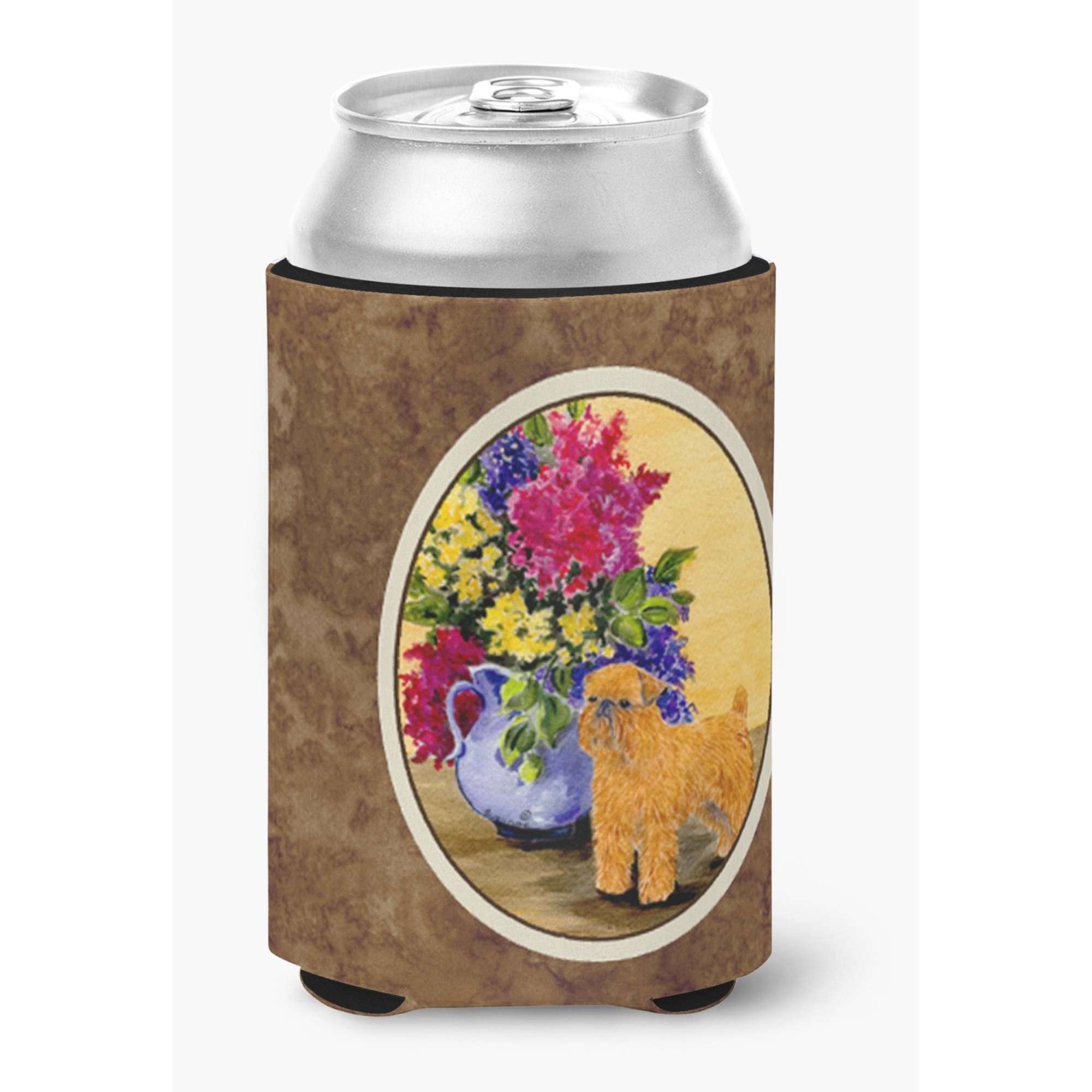 Brussels Griffon Can or Bottle Beverage Insulator Hugger