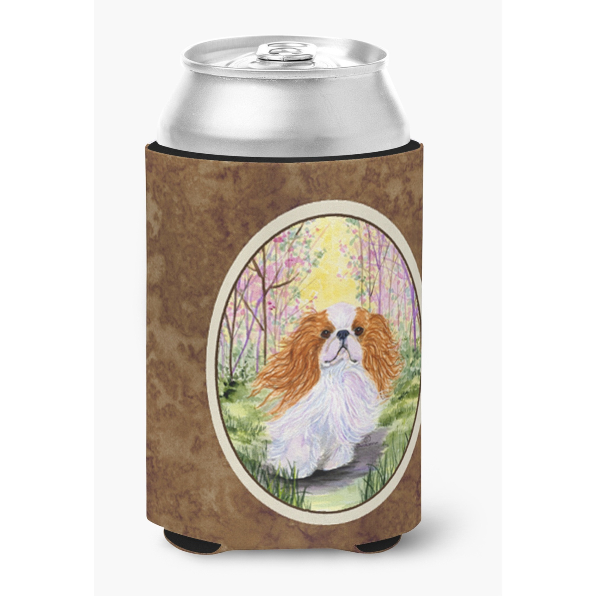 English Toy Spaniel Can or Bottle Beverage Insulator Hugger