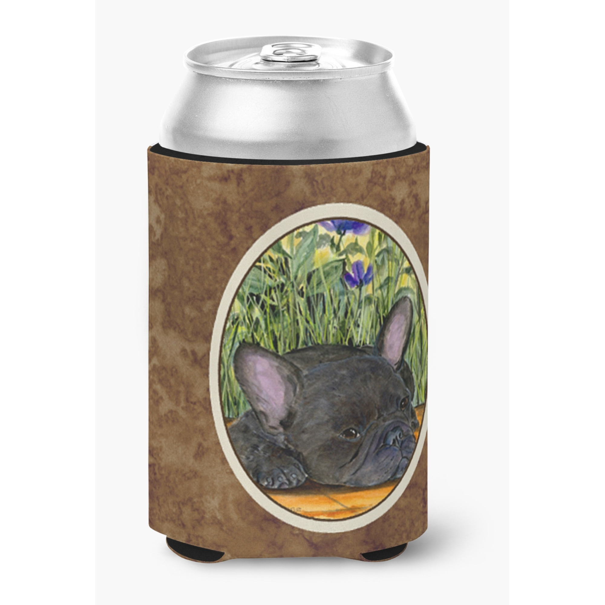 French Bulldog Can or Bottle Beverage Insulator Hugger