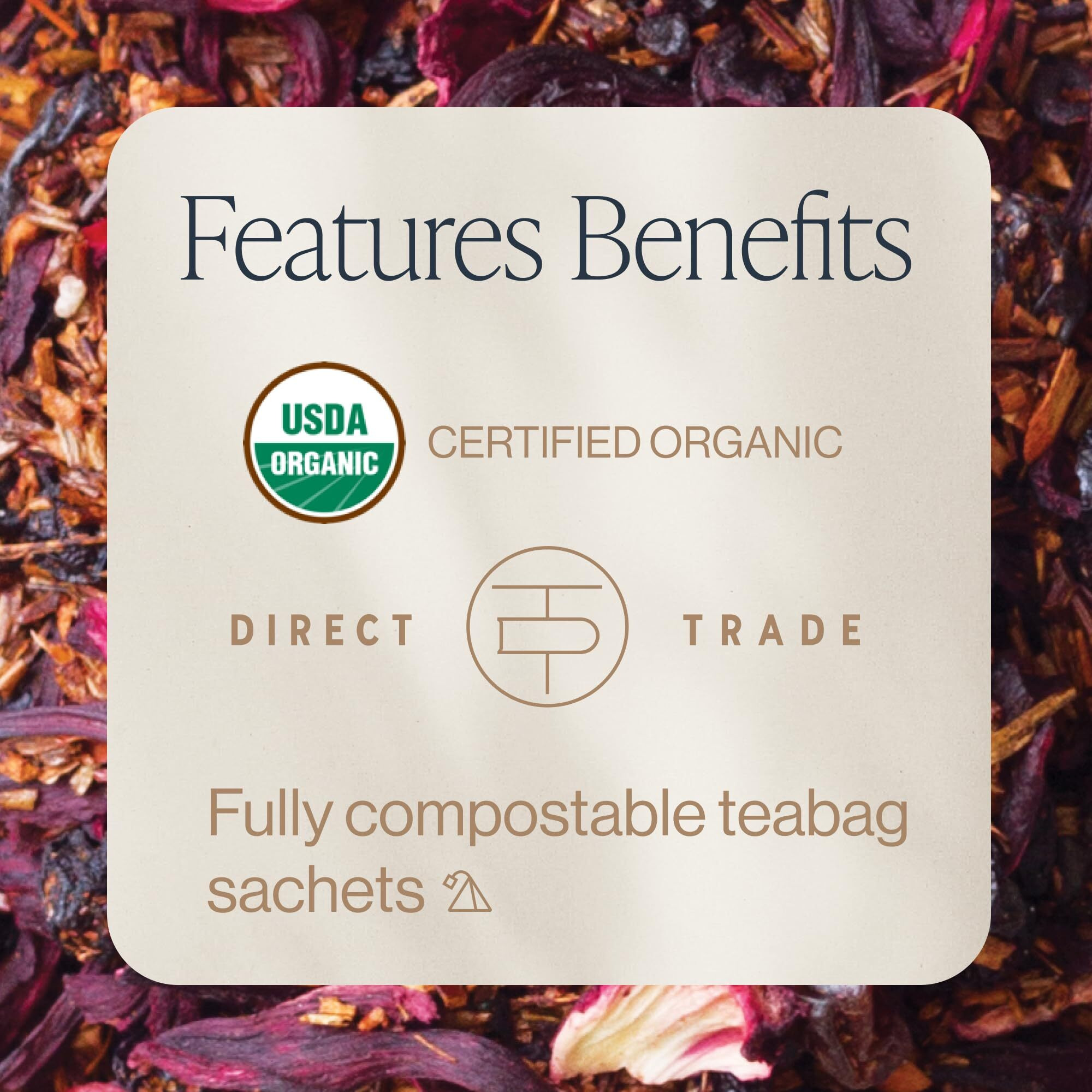 Rishi Organic Tea - Blueberry Hibiscus - Case of 6 - 15 Bags(D0102HXP8EG.)