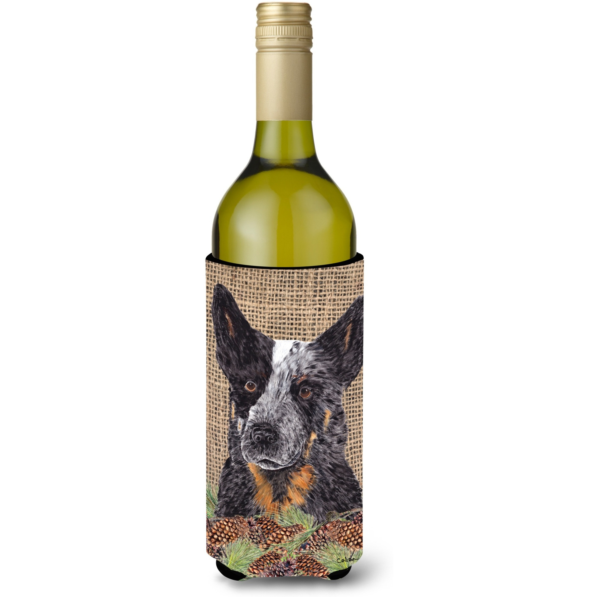Australian Cattle Dog Wine Bottle Beverage Insulator Beverage Insulator Hugger