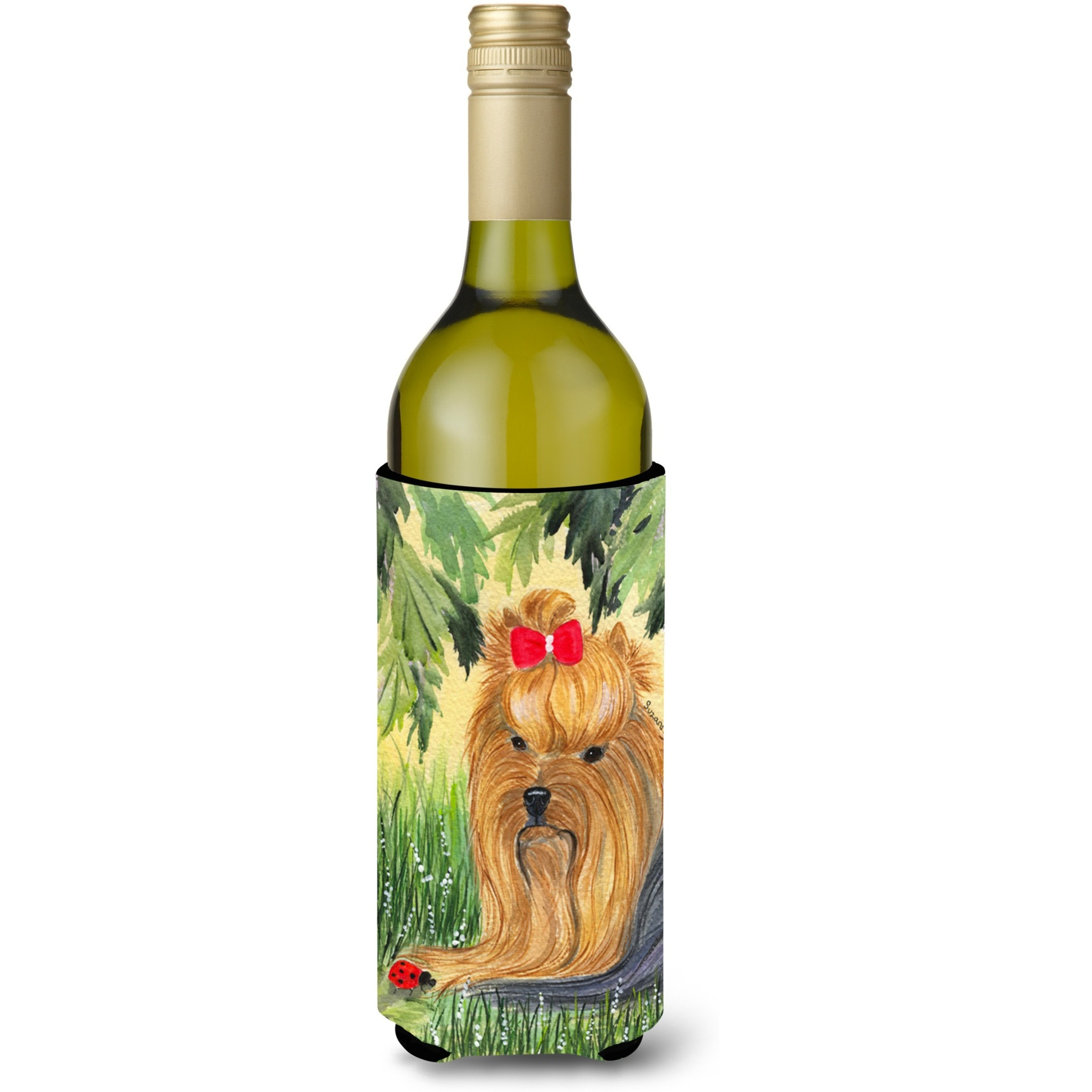 Yorkie Wine Bottle Beverage Insulator Beverage Insulator Hugger SS8258LITERK