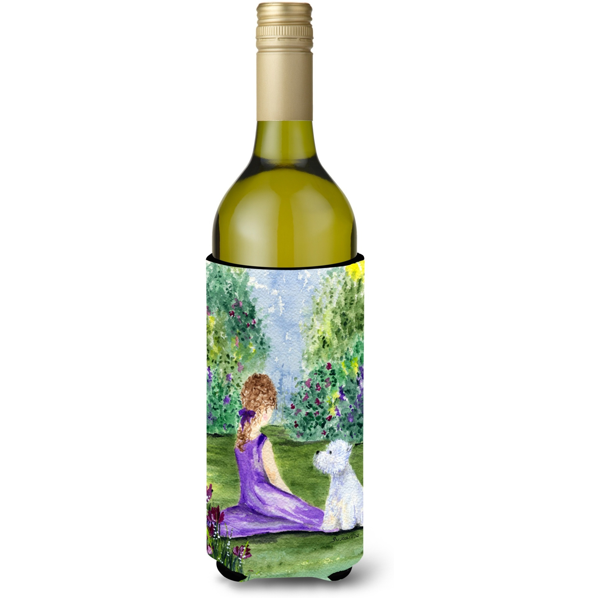 Westie Wine Bottle Beverage Insulator Beverage Insulator Hugger SS8246LITERK