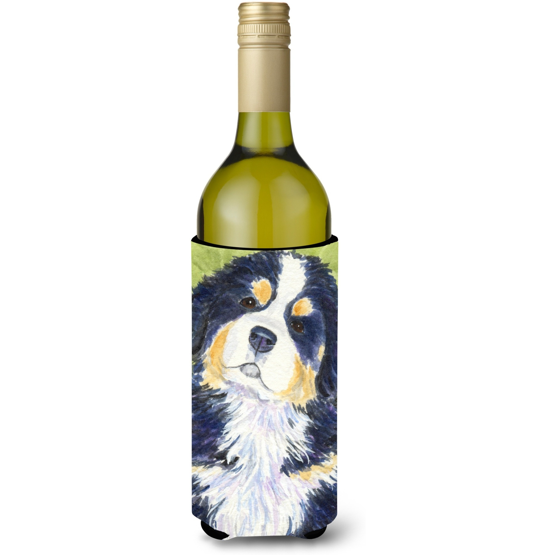 Bernese Mountain Dog Wine Bottle Beverage Insulator Beverage Insulator Hugger SS1059LITERK