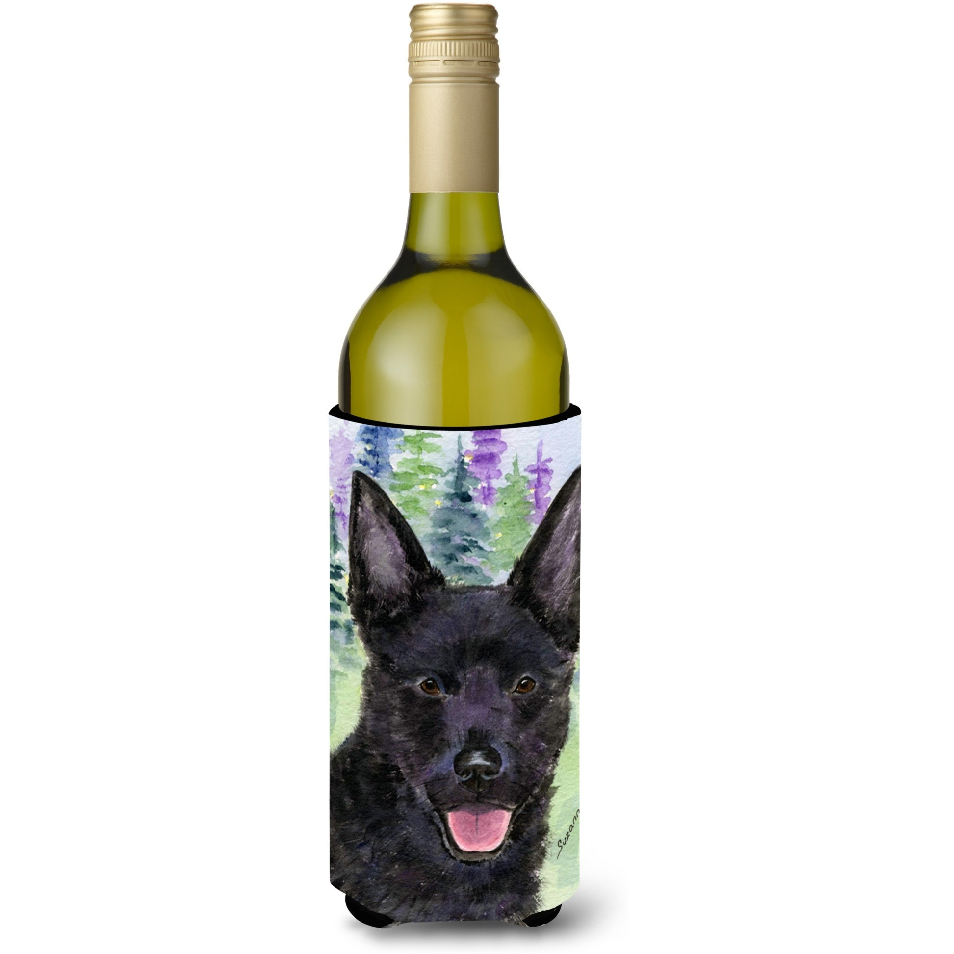 Australian Kelpie Wine Bottle Beverage Insulator Beverage Insulator Hugger
