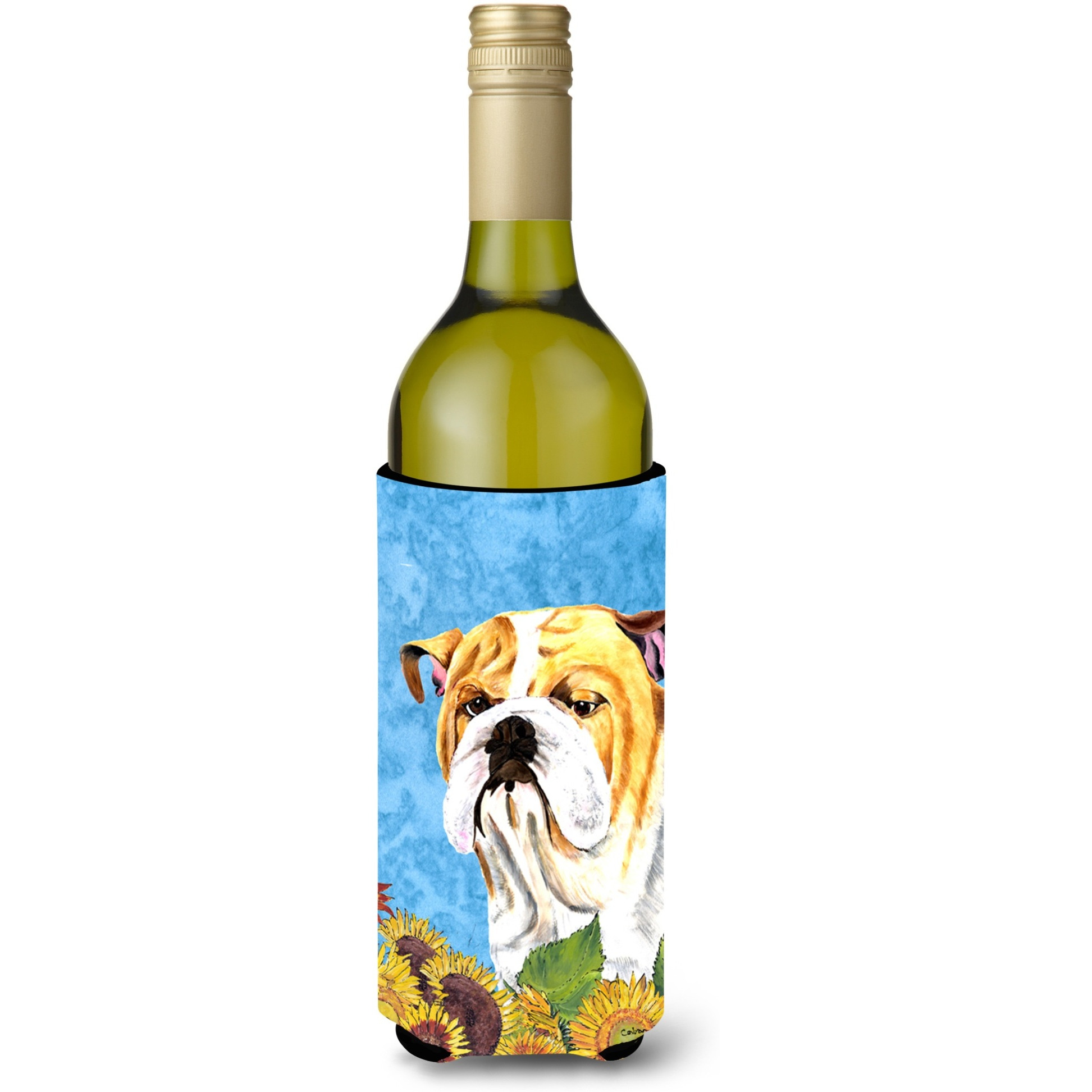 Bulldog English Wine Bottle Beverage Insulator Beverage Insulator Hugger