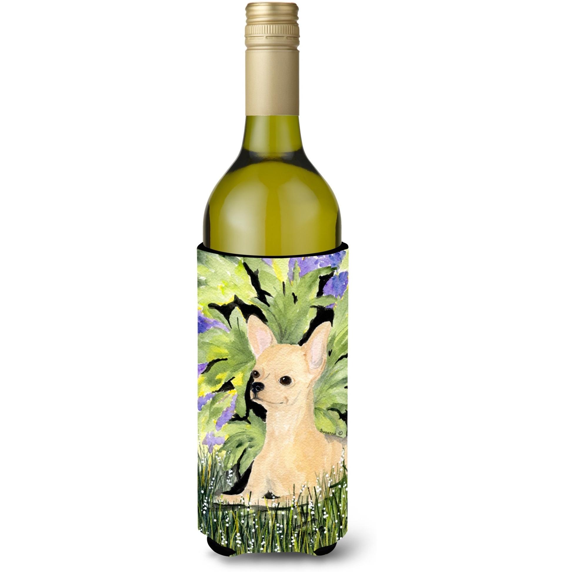 Chihuahua Wine Bottle Beverage Insulator Beverage Insulator Hugger SS8325LITERK