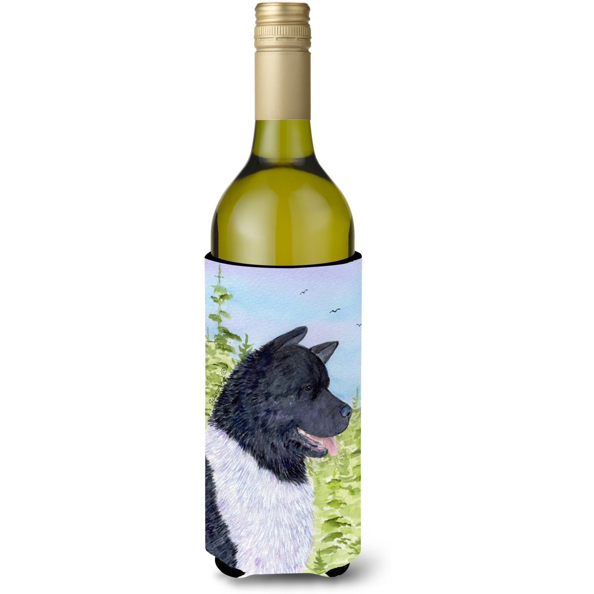 Akita Wine Bottle Beverage Insulator Beverage Insulator Hugger