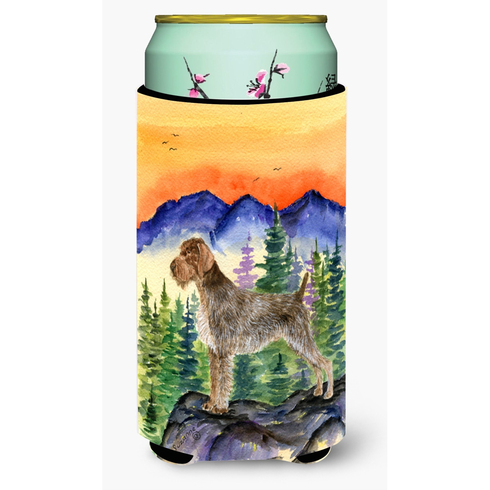 German Wirehaired Pointer  Tall Boy Beverage Insulator Beverage Insulator Hugger