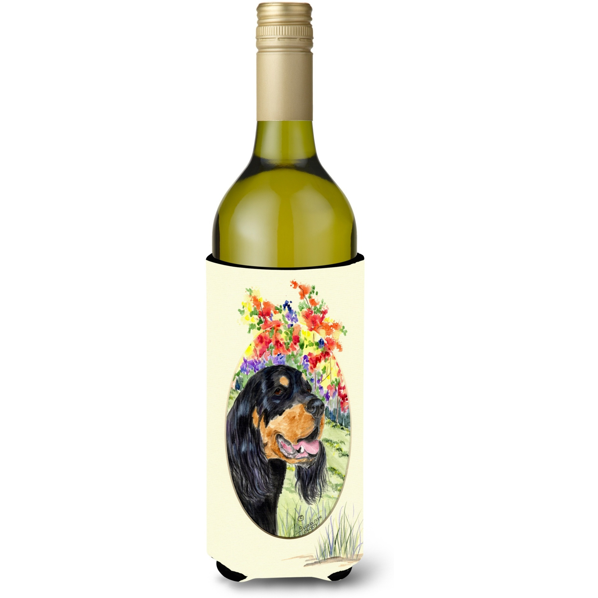 Gordon Setter Wine Bottle Beverage Insulator Beverage Insulator Hugger
