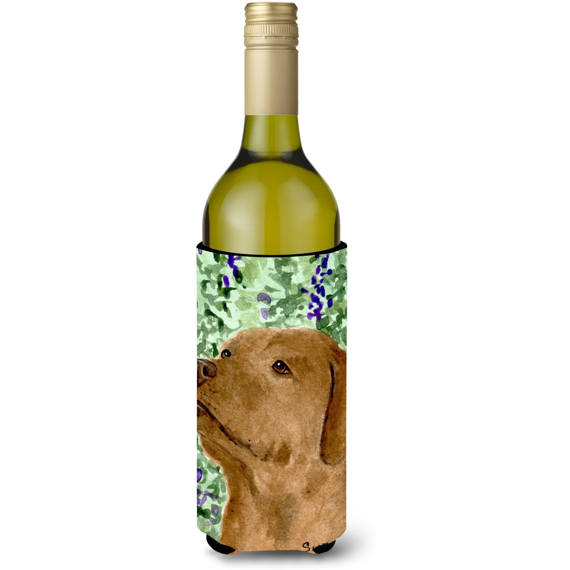 Chocolate Labrador Wine Bottle Beverage Insulator Beverage Insulator Hugger
