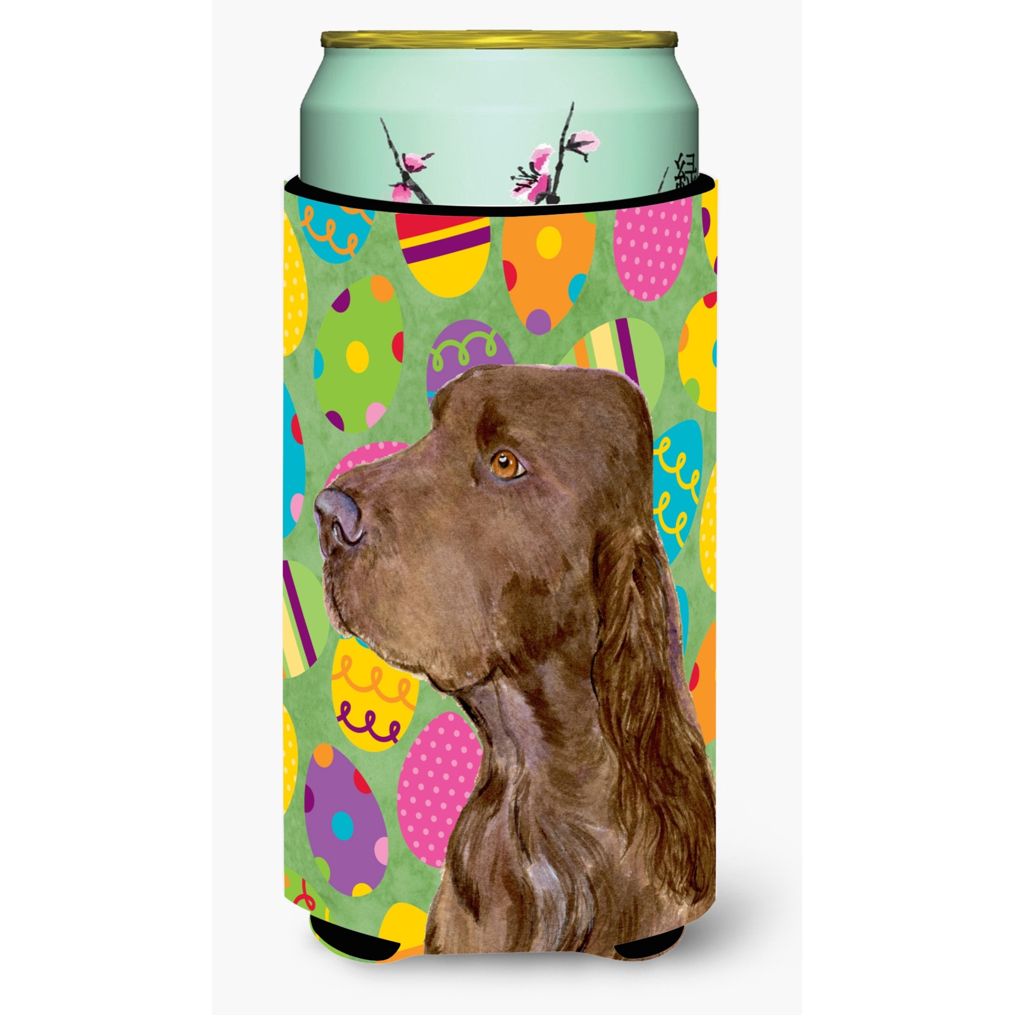 Field Spaniel Easter Eggtravaganza  Tall Boy Beverage Insulator Beverage Insulator Hugger