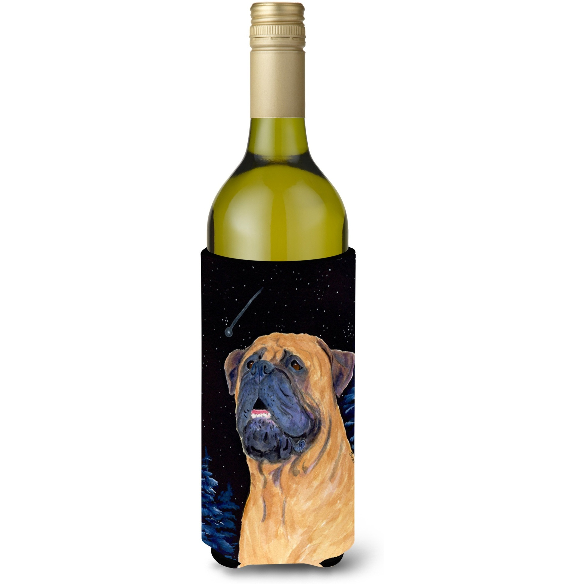 Bullmastiff Wine Bottle Beverage Insulator Beverage Insulator Hugger SS8672LITERK