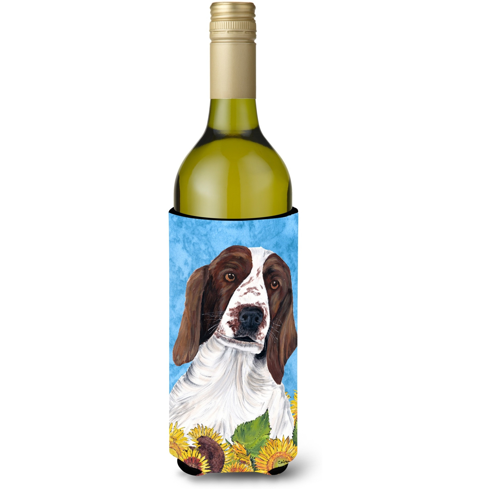 Welsh Springer Spaniel Wine Bottle Beverage Insulator Beverage Insulator Hugger SC9078LITERK