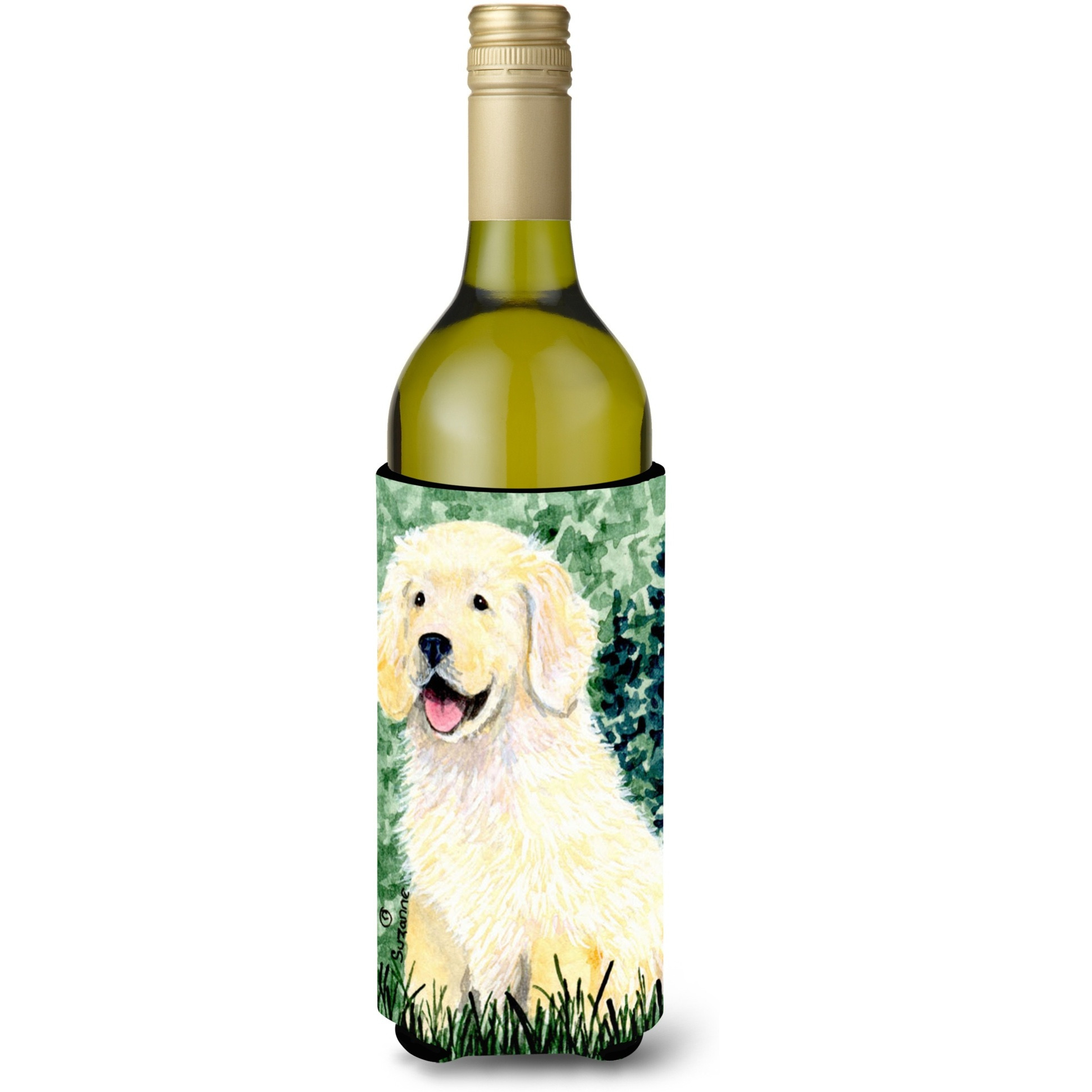 Golden Retriever Wine Bottle Beverage Insulator Beverage Insulator Hugger SS8739LITERK